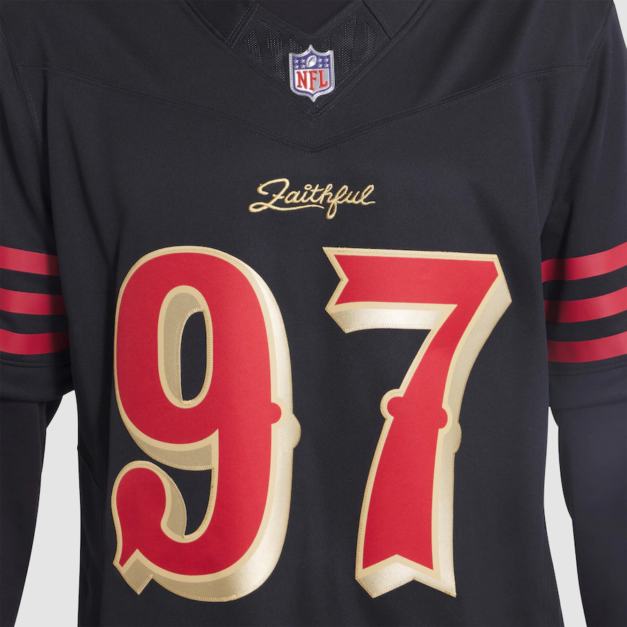 Nick Bosa #97 San Francisco 49ers 2025 Rivalries Collection Limited Jersey - Black
