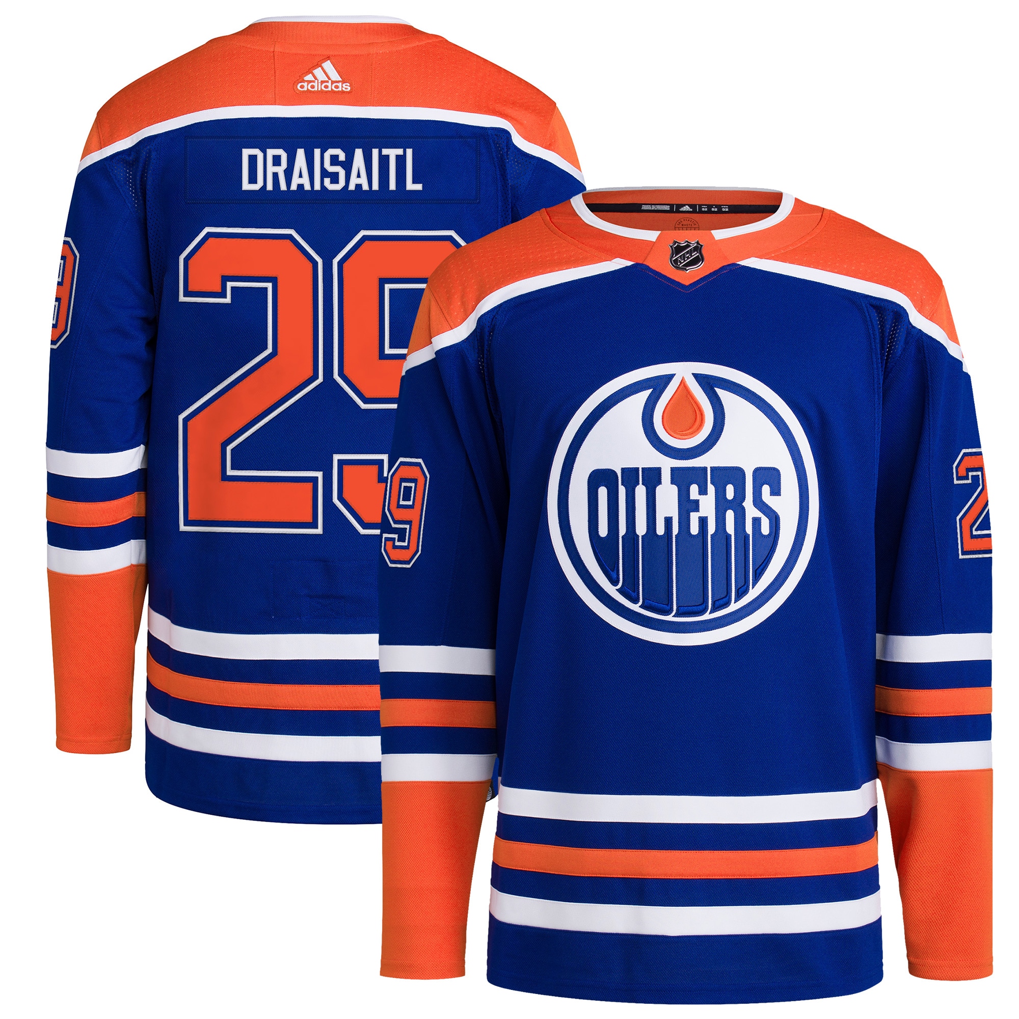 Leon Draisaitl Edmonton Oilers  Home Primegreen Authentic Pro Player Jersey - Royal