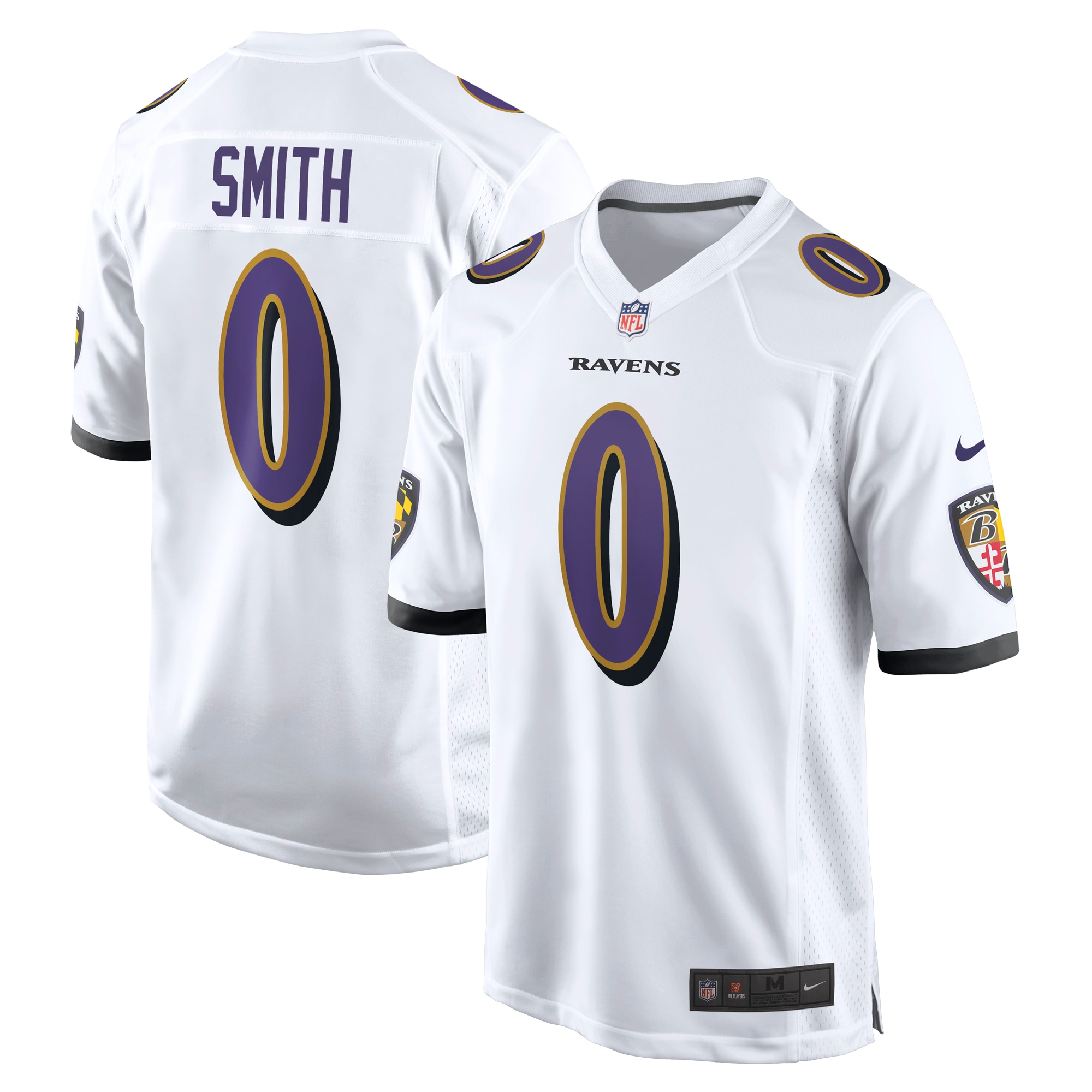 Roquan Smith Baltimore Ravens  Game Jersey - White