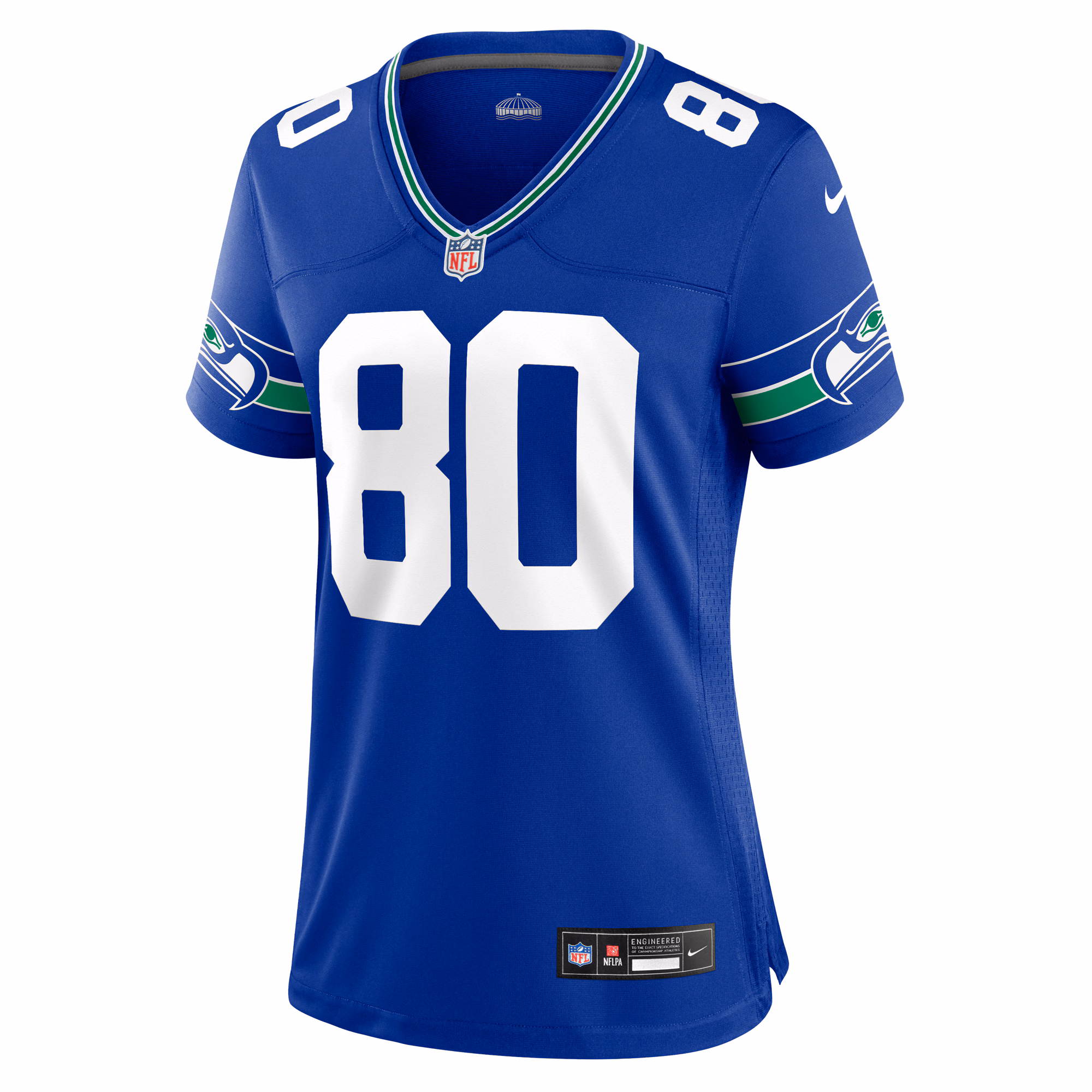 Steve Largent Seattle Seahawks Women's Throwback Retired Player Game Jersey - Royal