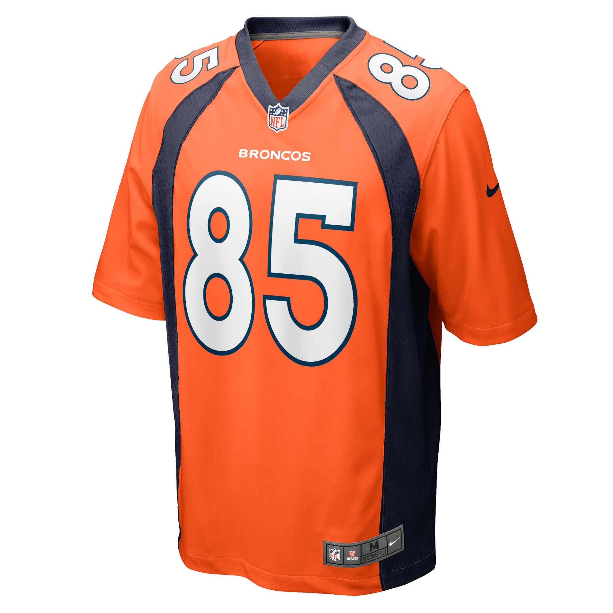 Albert Okwuegbunam Denver Broncos  Game Jersey - Orange