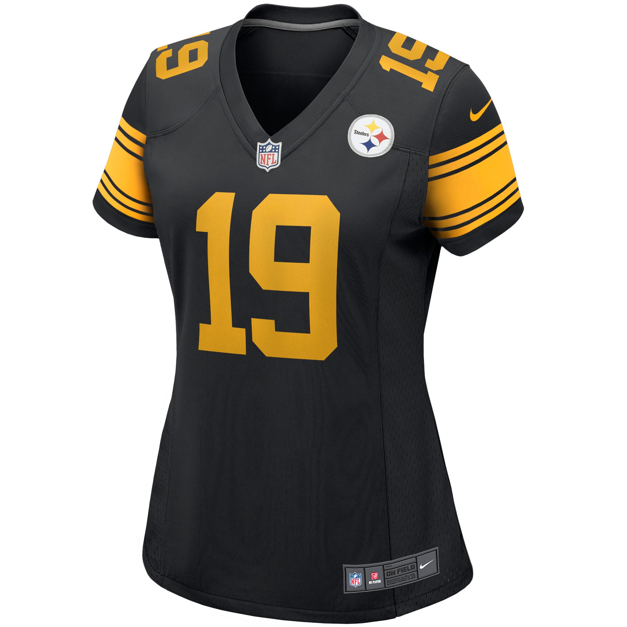 JuJu Smith-Schuster Pittsburgh Steelers  Women's Alternate Game Player Jersey - Black