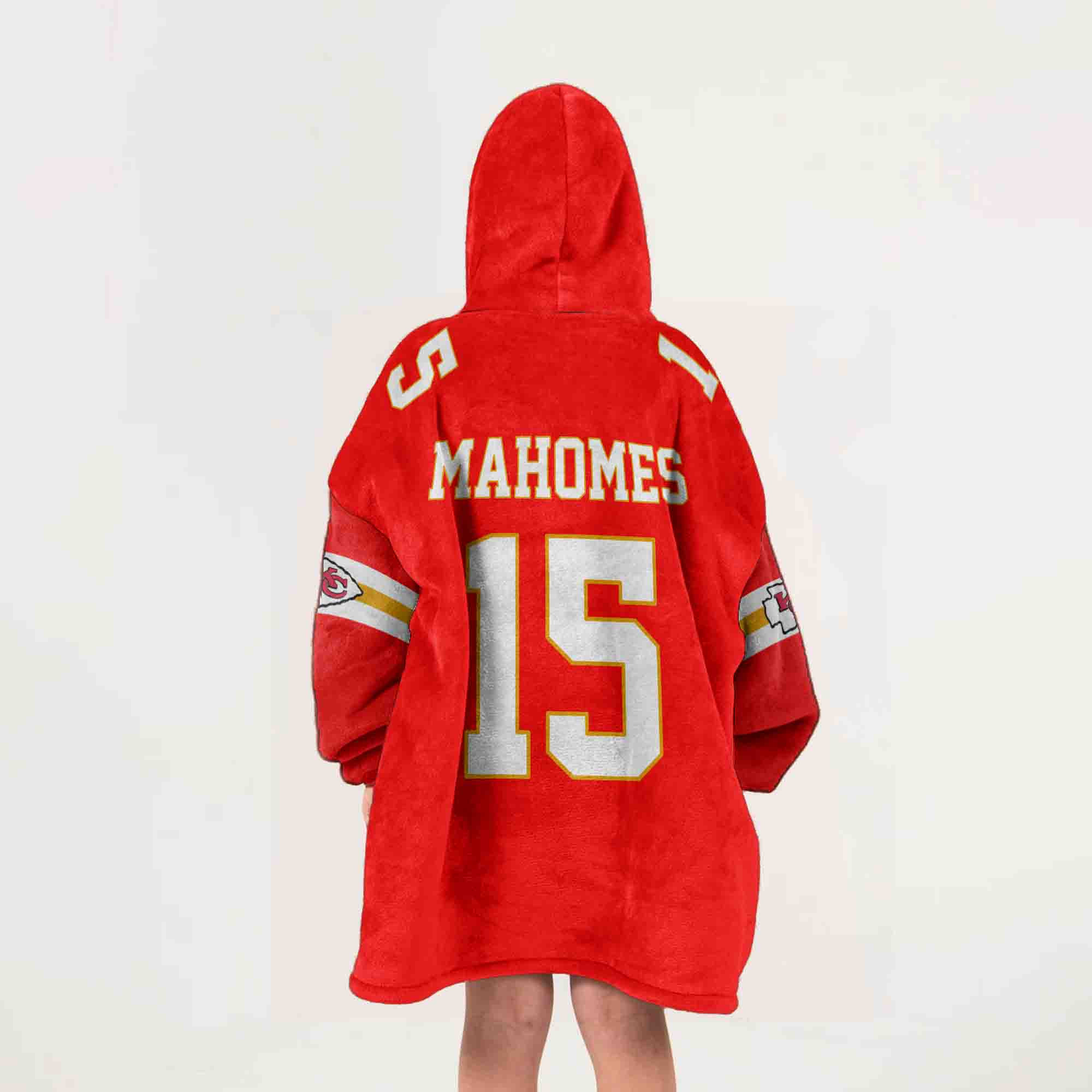 Adult P.M 15 Kansas City Football Unisex Blanket Hoodie
