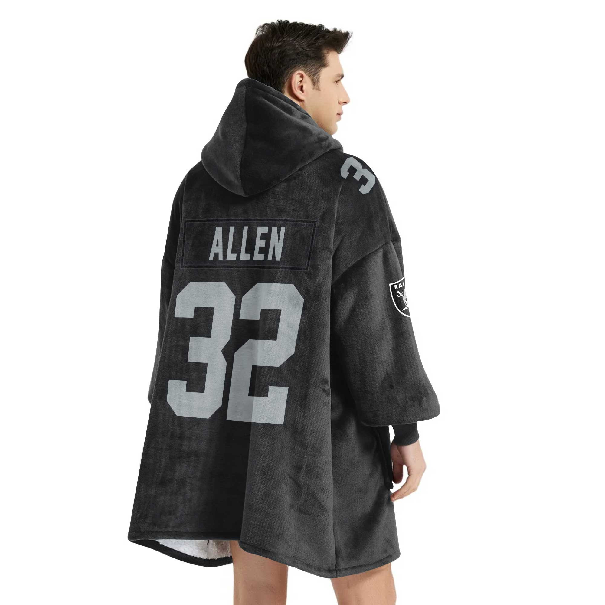 Adult M.A 32 Las Vegas Football Unisex Blanket Hoodie