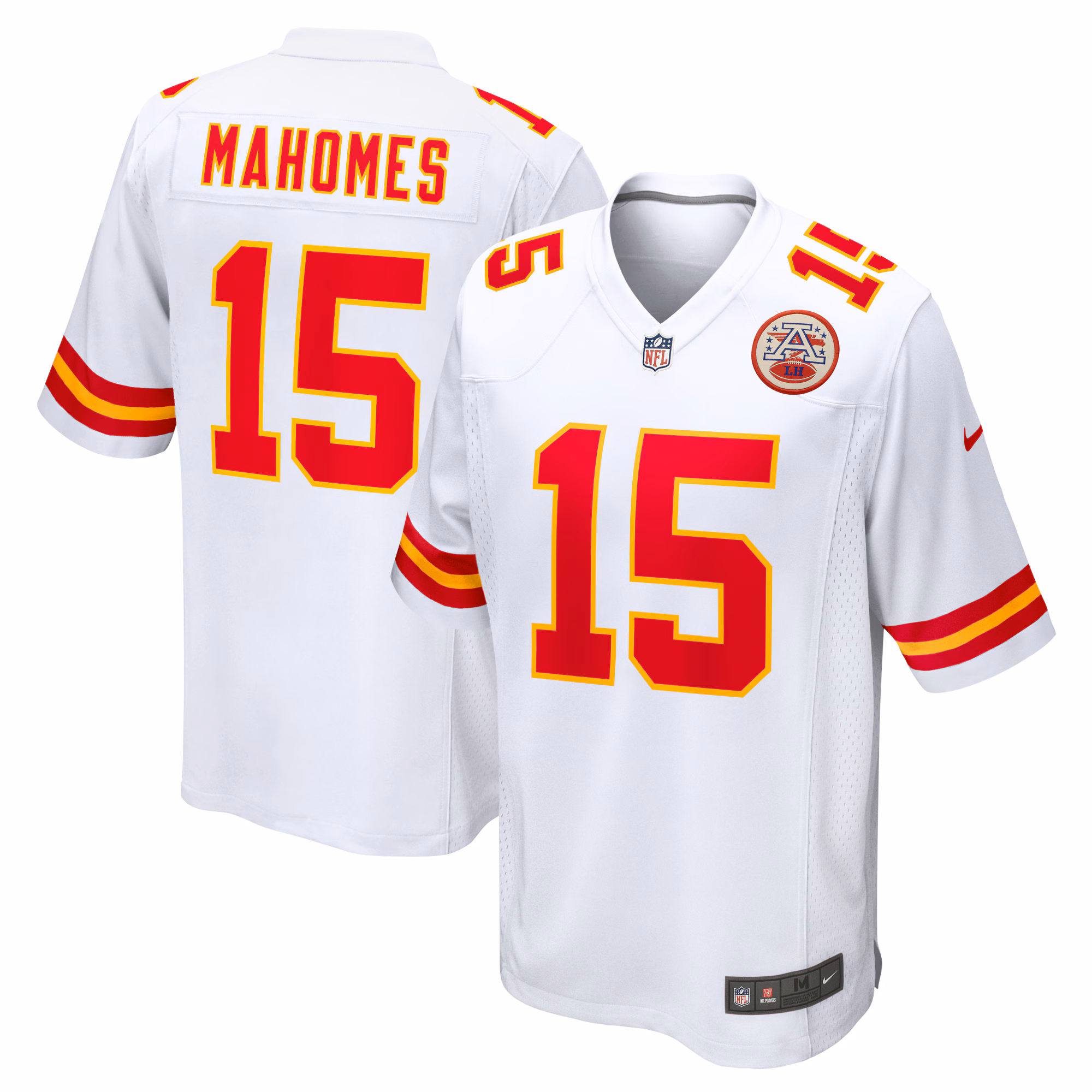 Patrick Mahomes Kansas City Chiefs  Game Jersey -  White