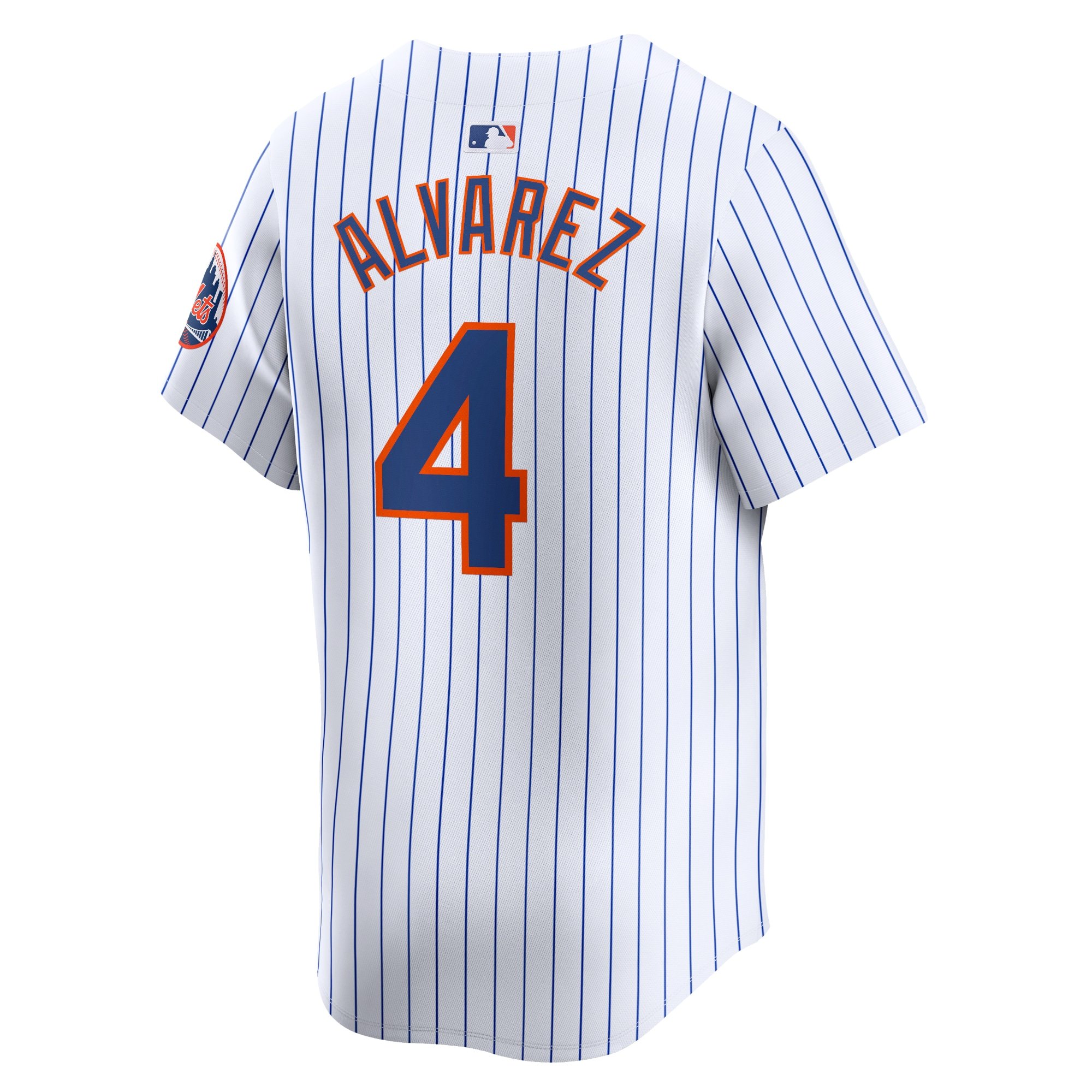 Men's New York Mets Francisco Alvarez  White Home Limited Player Jersey