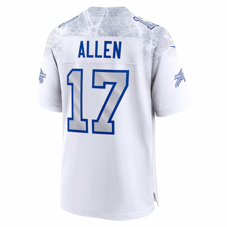 Josh Allen #17 Buffalo Bills 2025 Rivalries Collection Game Jersey - White