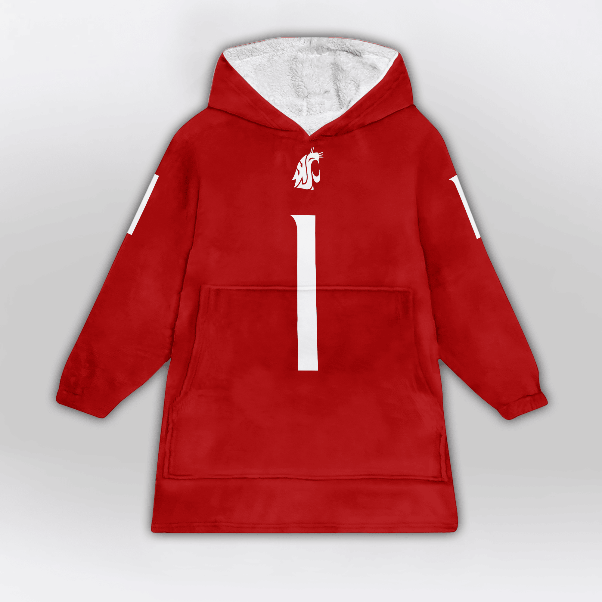 Kid #1 Washington State Football Unisex Blanket Hoodie
