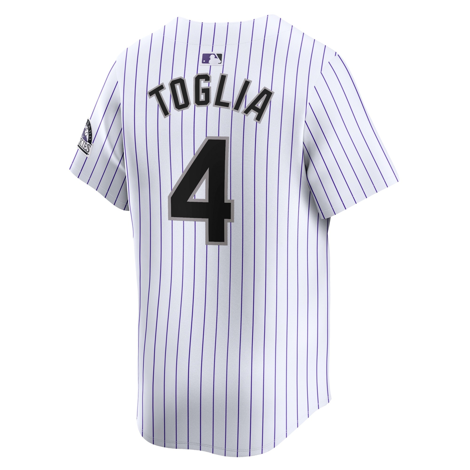 Men's Colorado Rockies Michael Toglia  White Home Limited Player Jersey