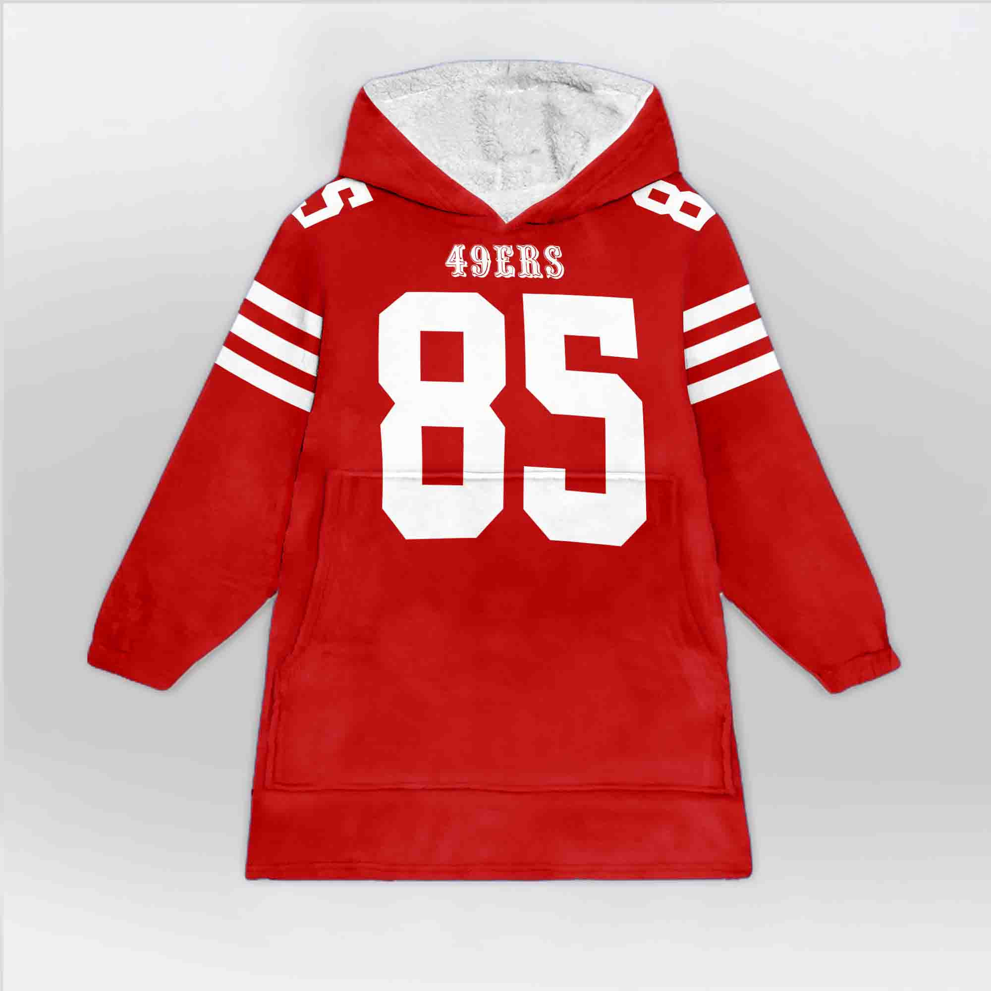Adult G.K 85 San Francisco 49ers Football Unisex Blanket Hoodie
