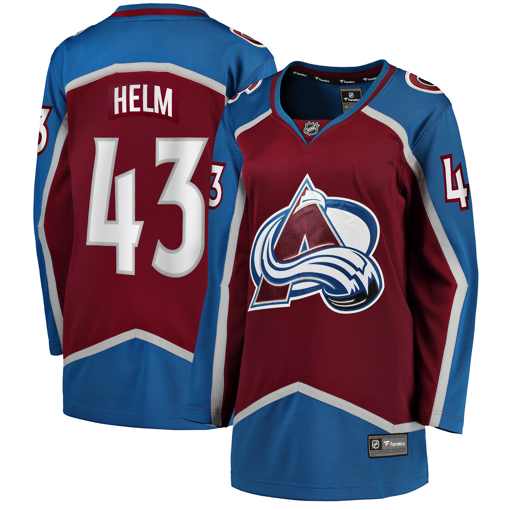 Darren Helm Colorado Avalanche Women's Home Breakaway Player Jersey - Burgundy