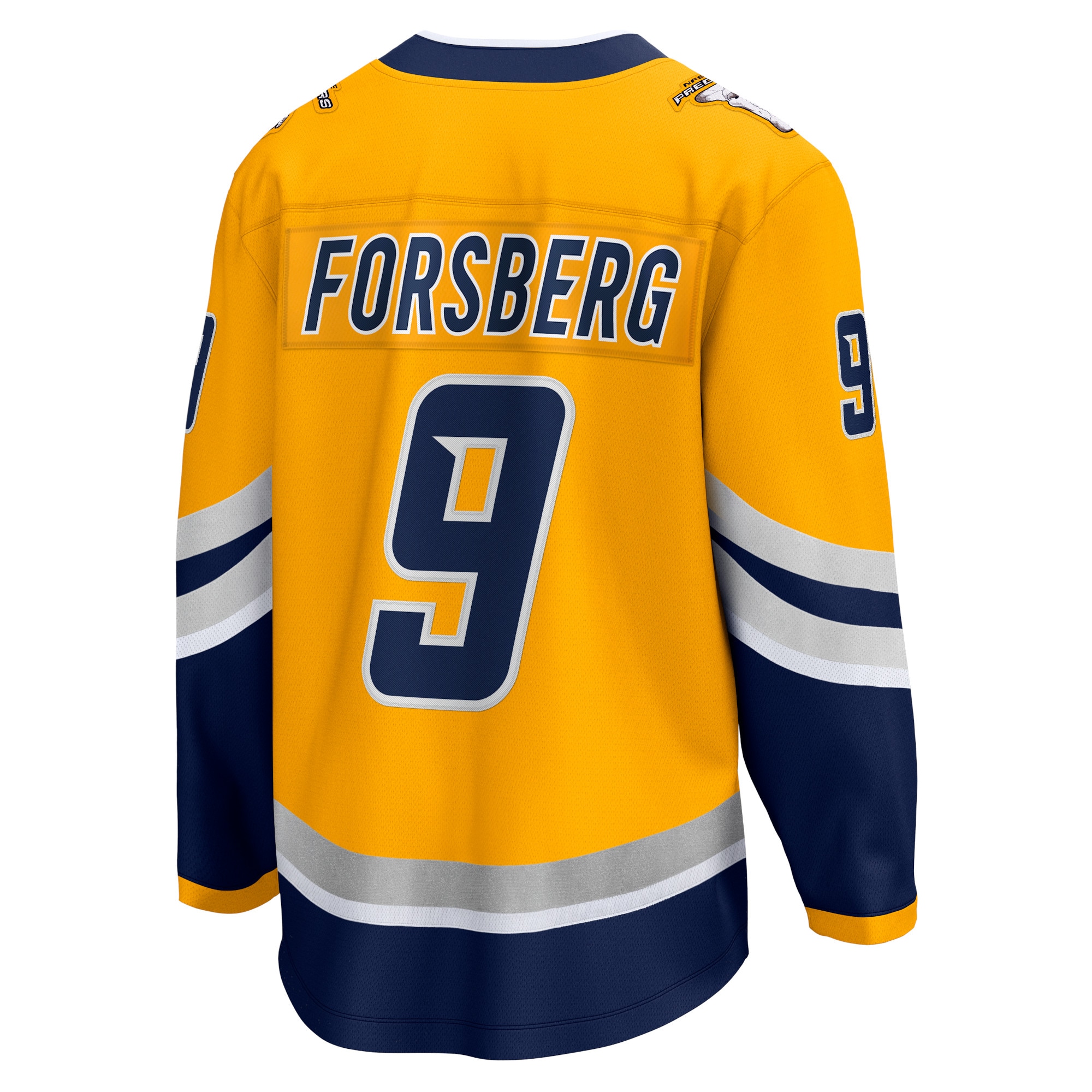Filip Forsberg Nashville Predators Special Edition 2.0 Breakaway Player Jersey - Yellow