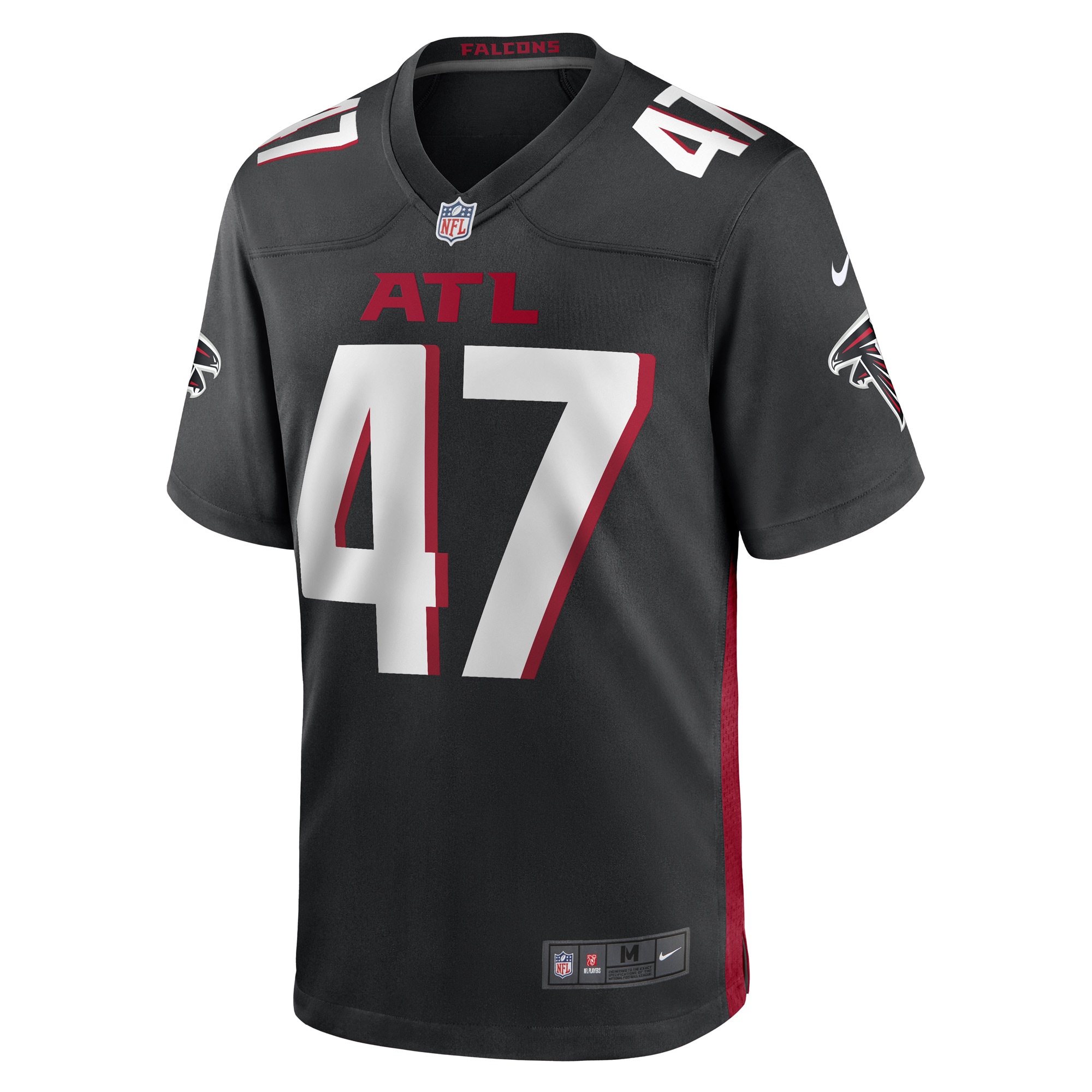 Arnold Ebiketie Atlanta Falcons Game Player Jersey - Black