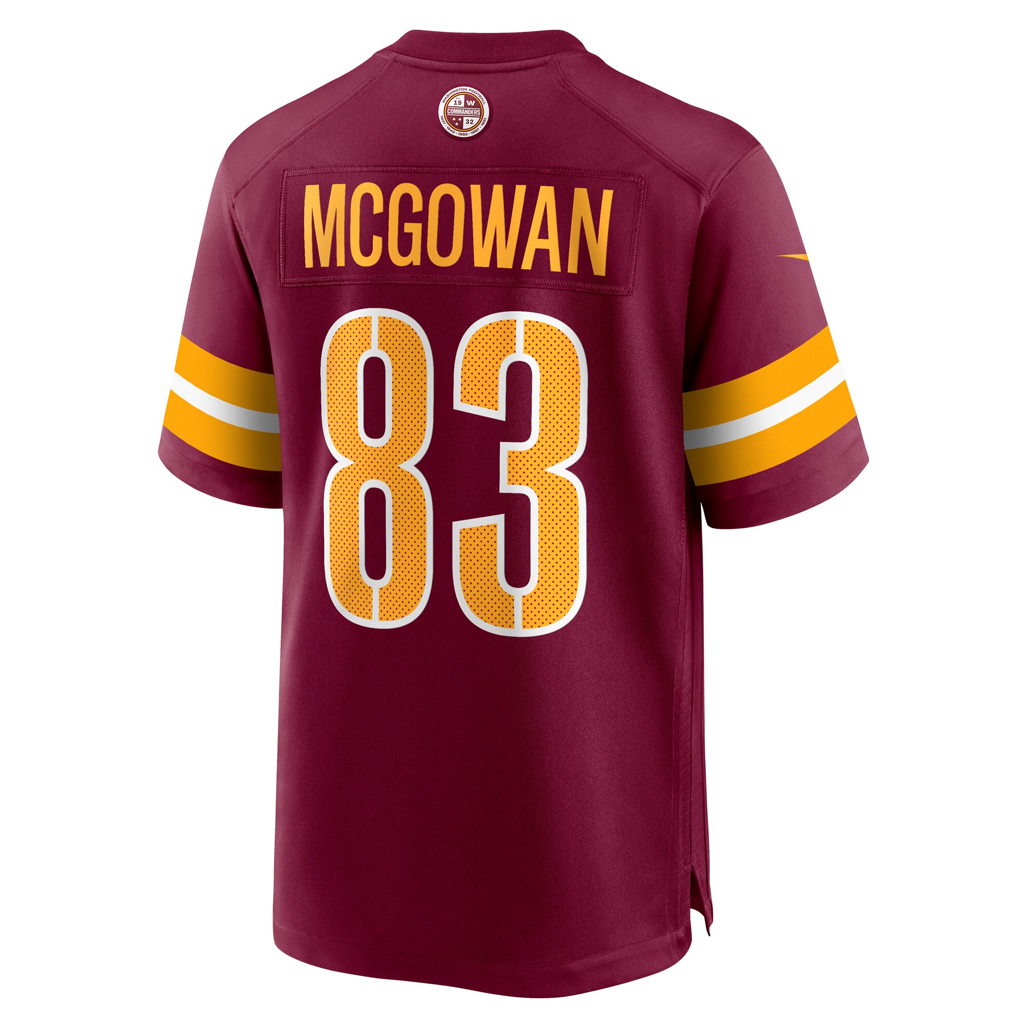 Kyric Mcgowan Washington Commanders  Player Game Jersey - Burgundy
