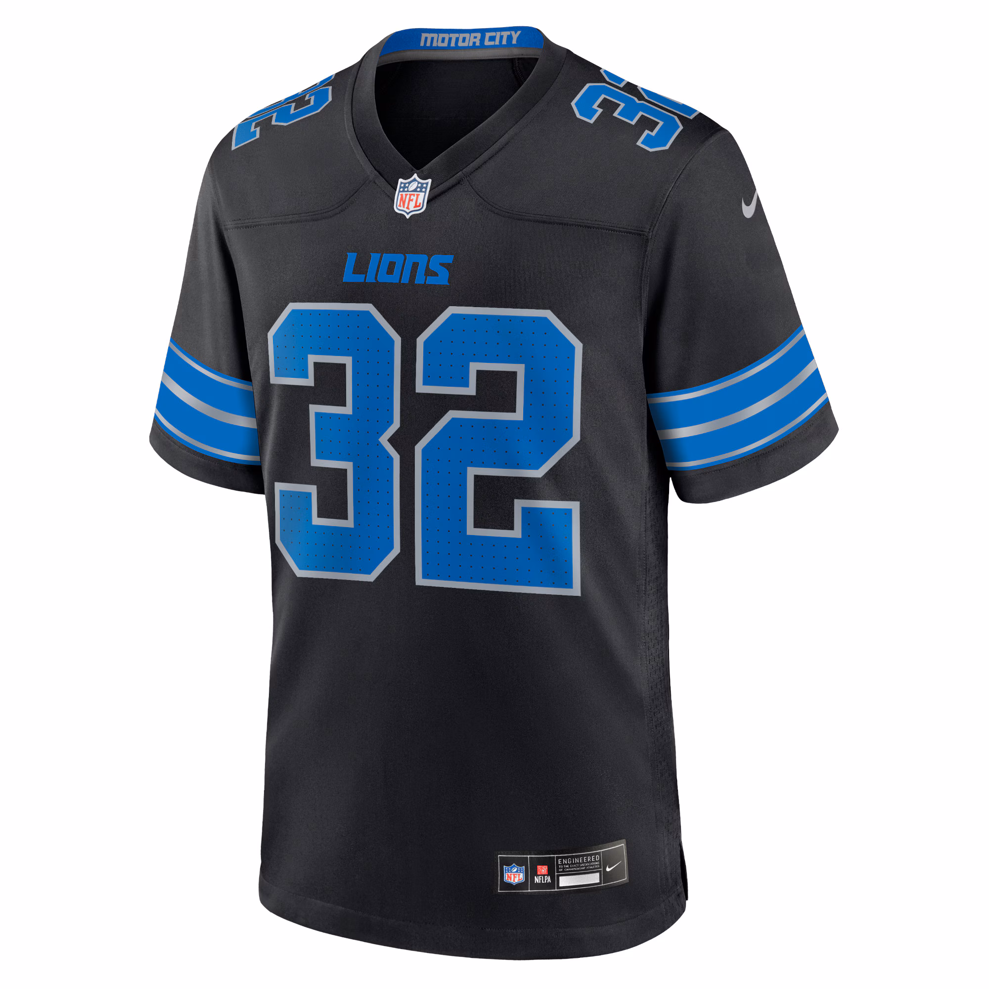 Brian Branch Detroit Lions Game Jersey - Blue
