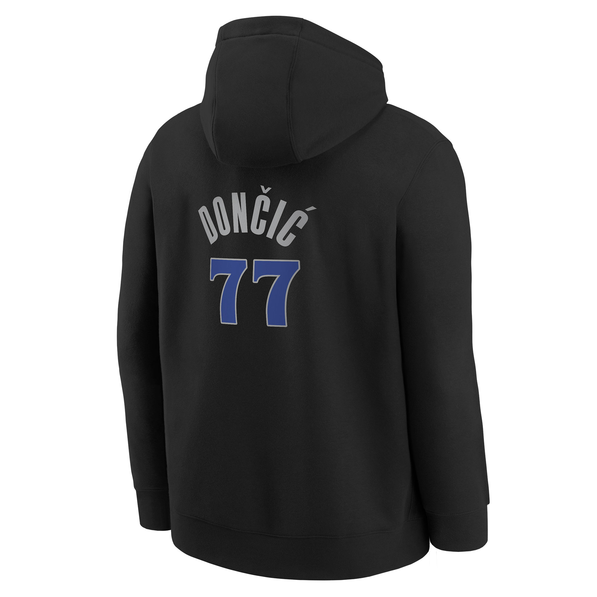 Youth Dallas Mavericks Luka Dončić  Black 2023/24 City Edition Name & Number Pullover Hoodie