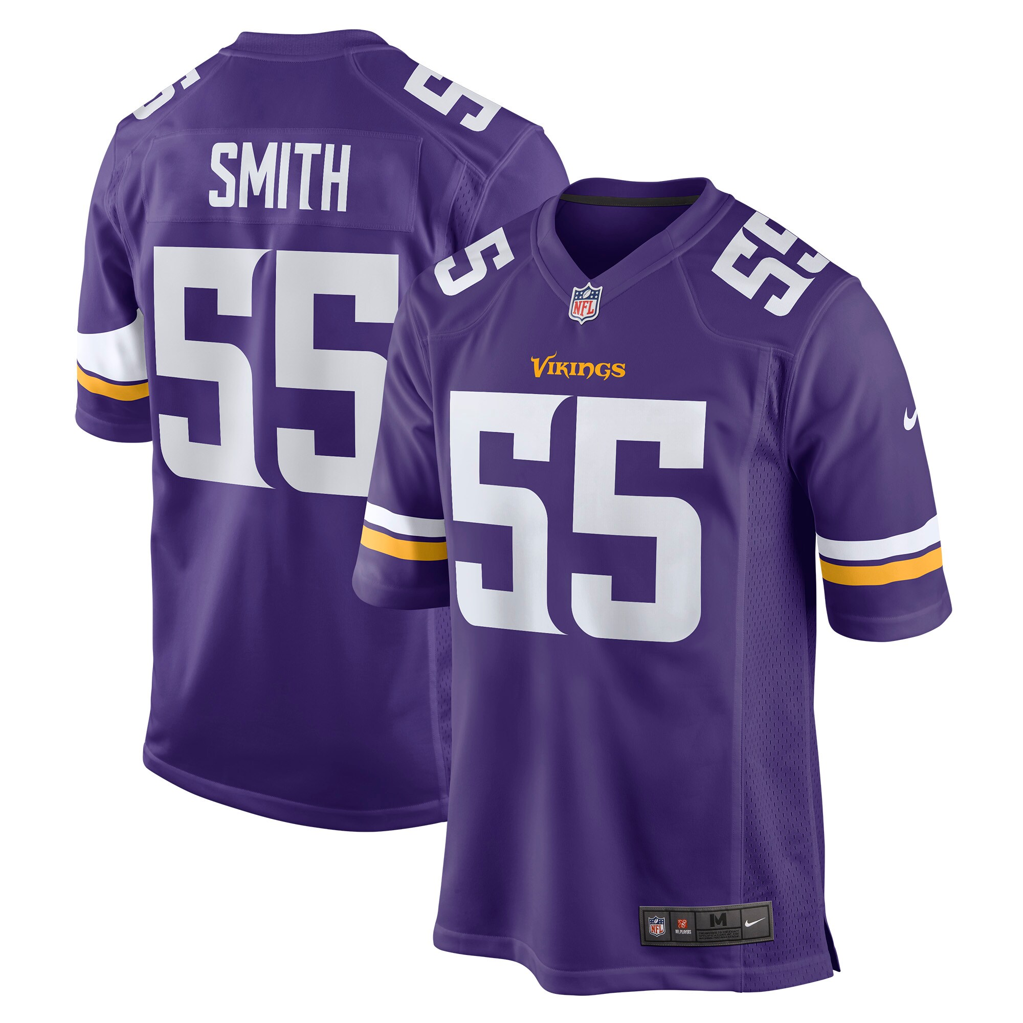 Za'Darius Smith Minnesota Vikings  Game Jersey - Purple