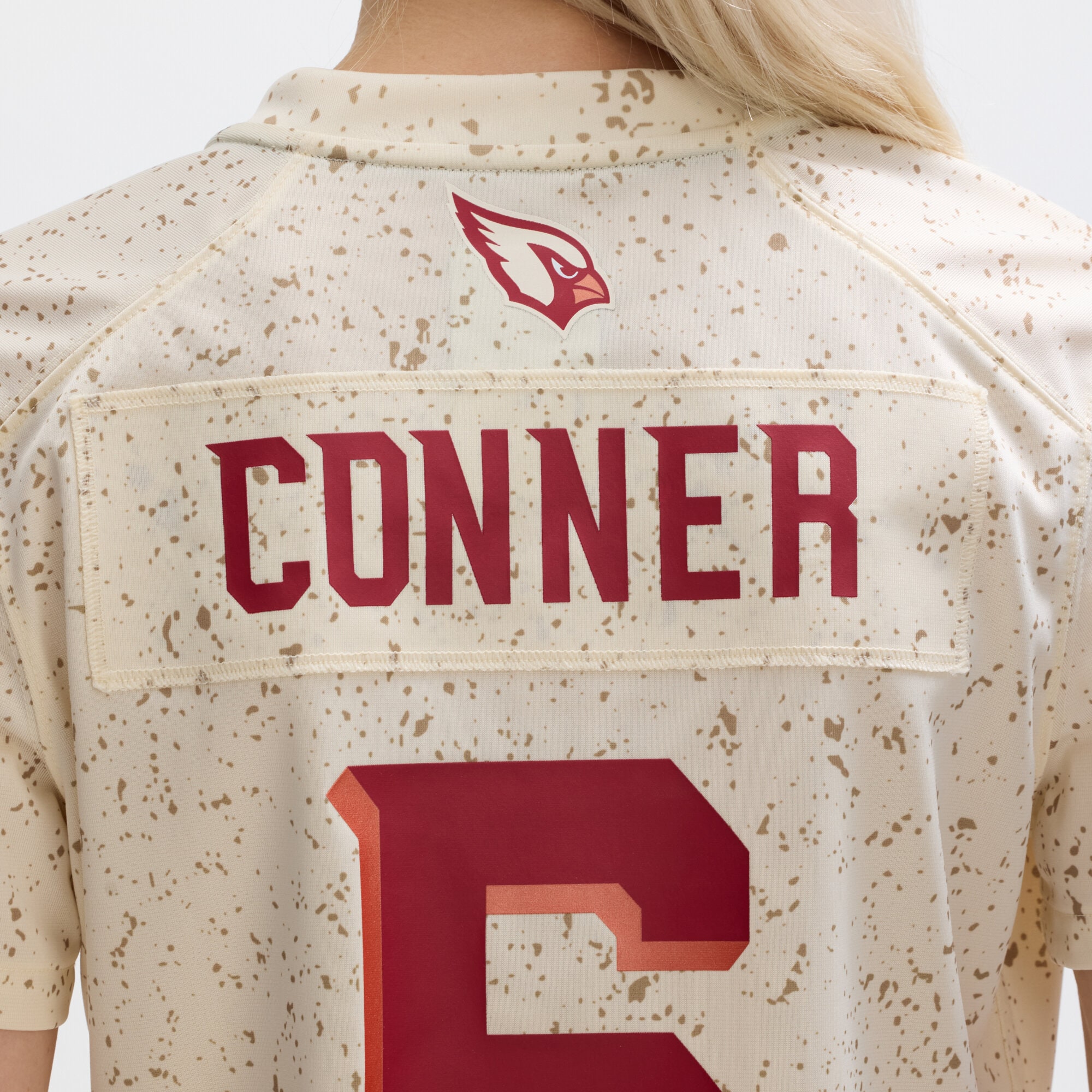 James Conner #6 Arizona Cardinals Women's 2025 Rivalries Collection Game Jersey - Natural