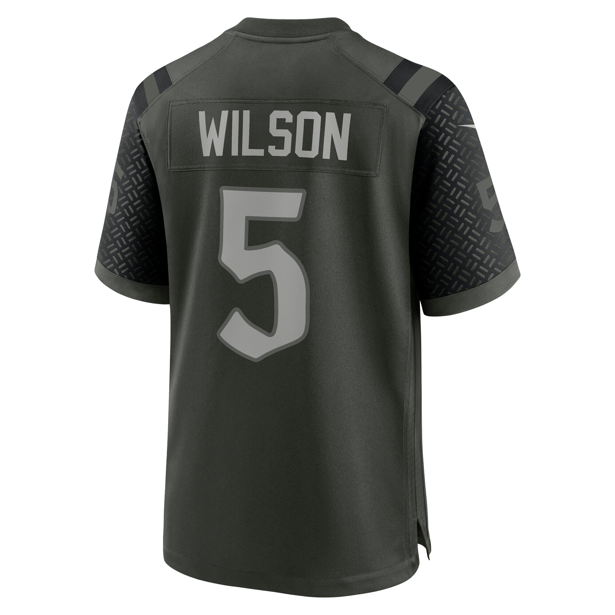 Garrett Wilson #5 New York Jets2025 Rivalries Collection Game Jersey - Gotham Green