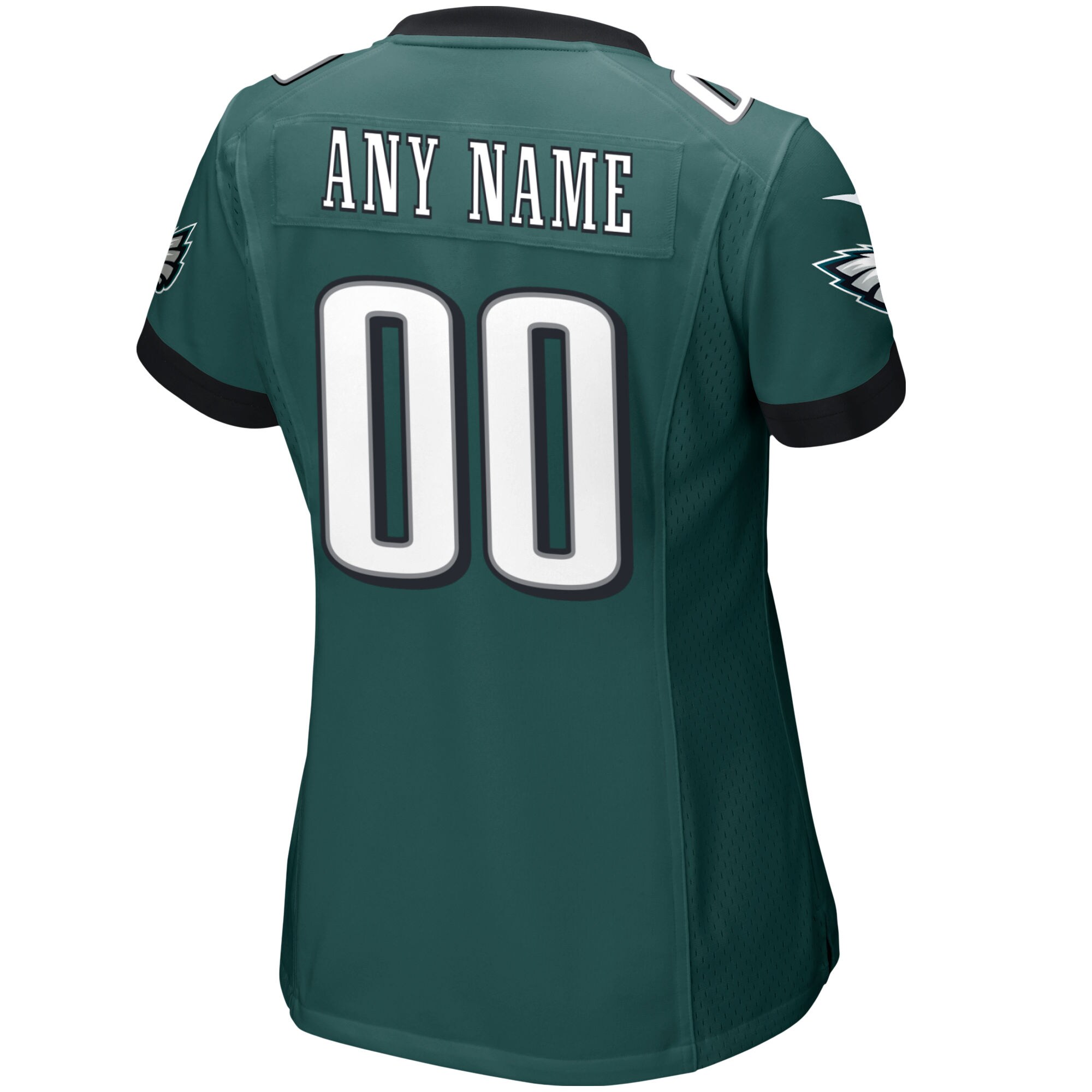 Philadelphia Eagles  Women's Custom Game Jersey - Midnight Green