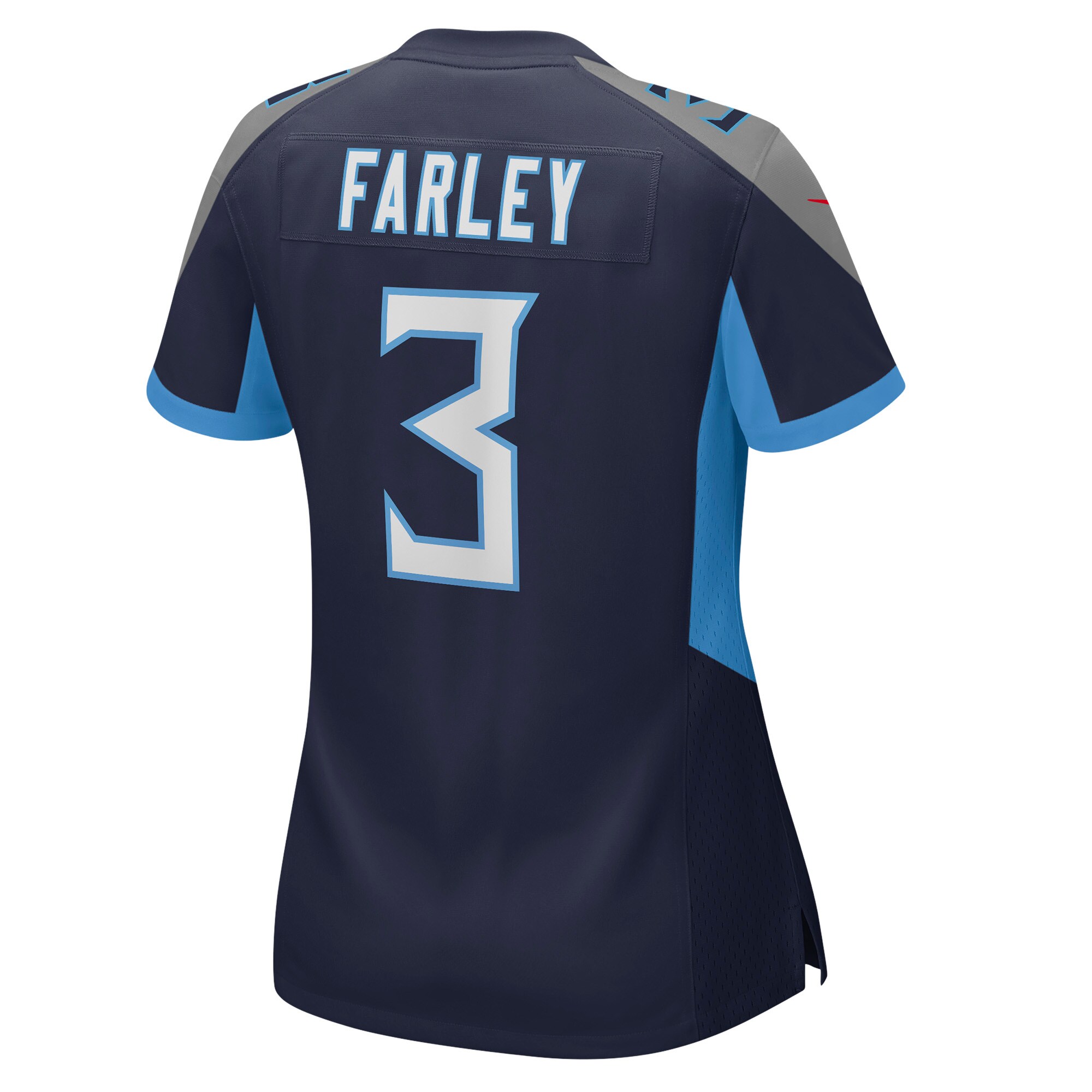 Caleb Farley Tennessee Titans  Women's Game Jersey - Navy