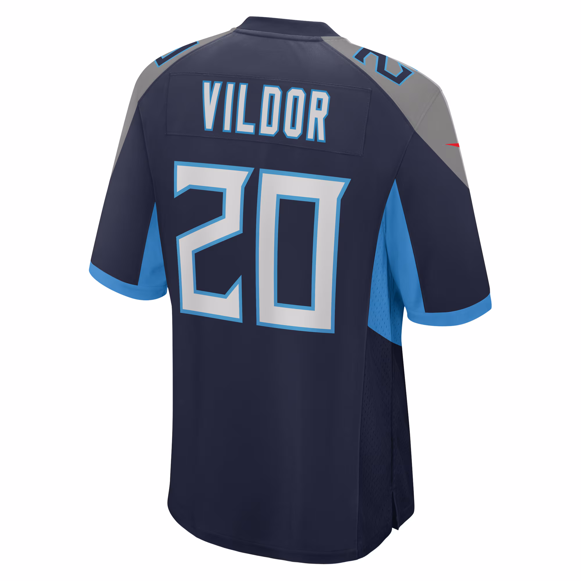 Kindle Vildor Tennessee Titans Team Game Jersey -  Navy