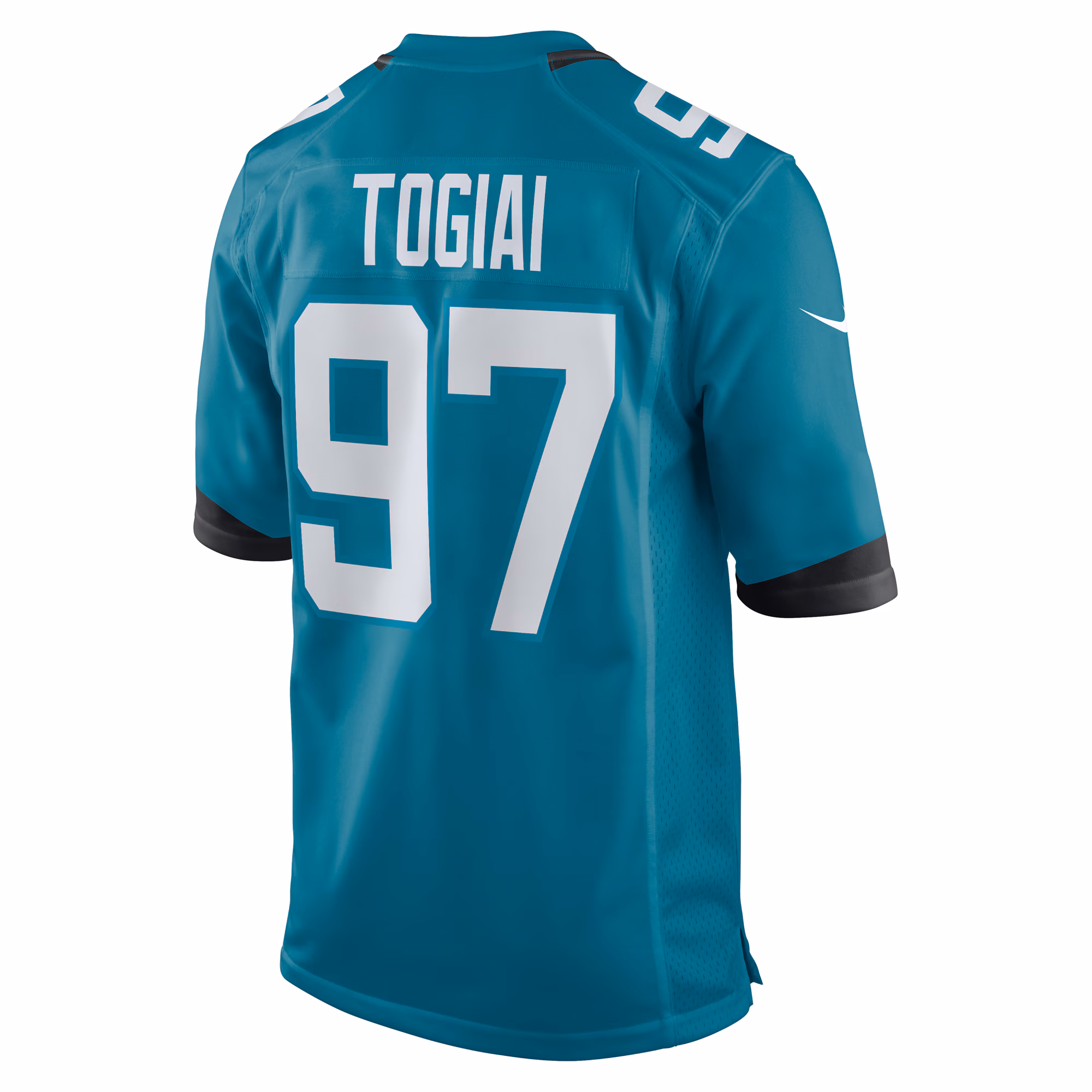 Tommy Togiai Jacksonville Jaguars Team Game Jersey -  Teal