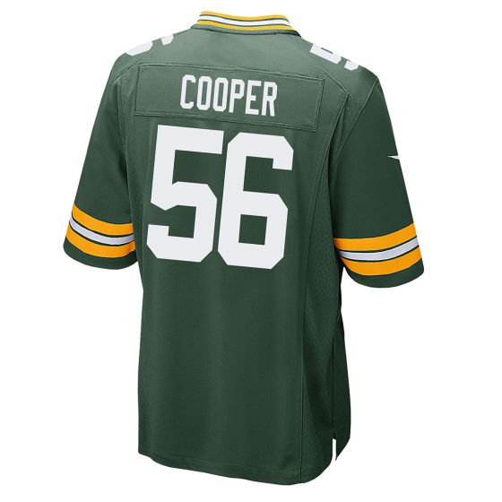 Green Bay Packers #56 Edgerrin Cooper Home Game Jersey-Fir Green