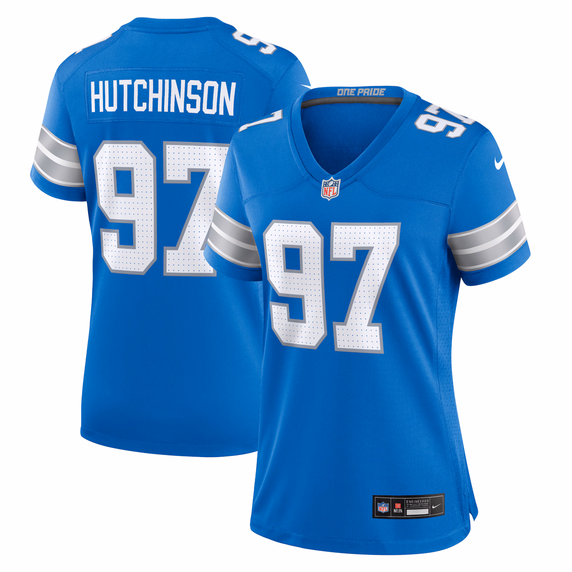 Aidan Hutchinson Detroit Lions Women's Game Jersey - Blue