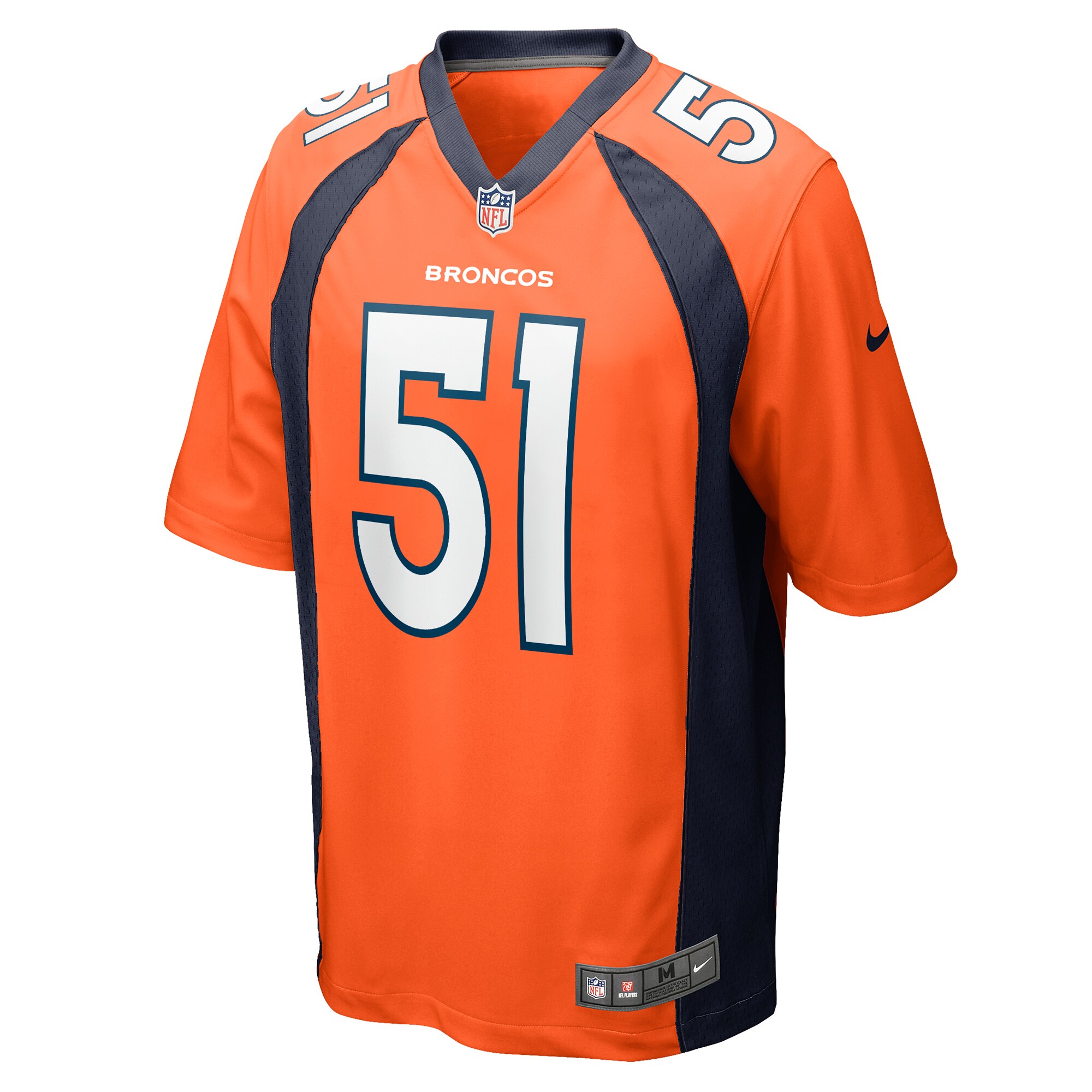 Ronnie Perkins Denver Broncos  Game Jersey -  Orange