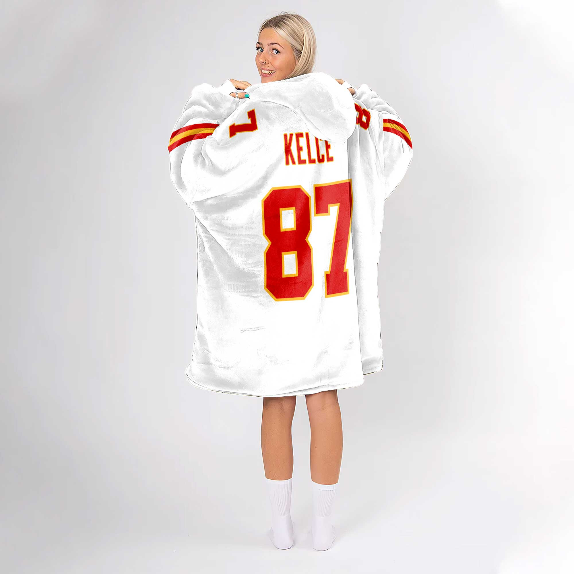 Kansas City Football Unisex Blanket Hoodie