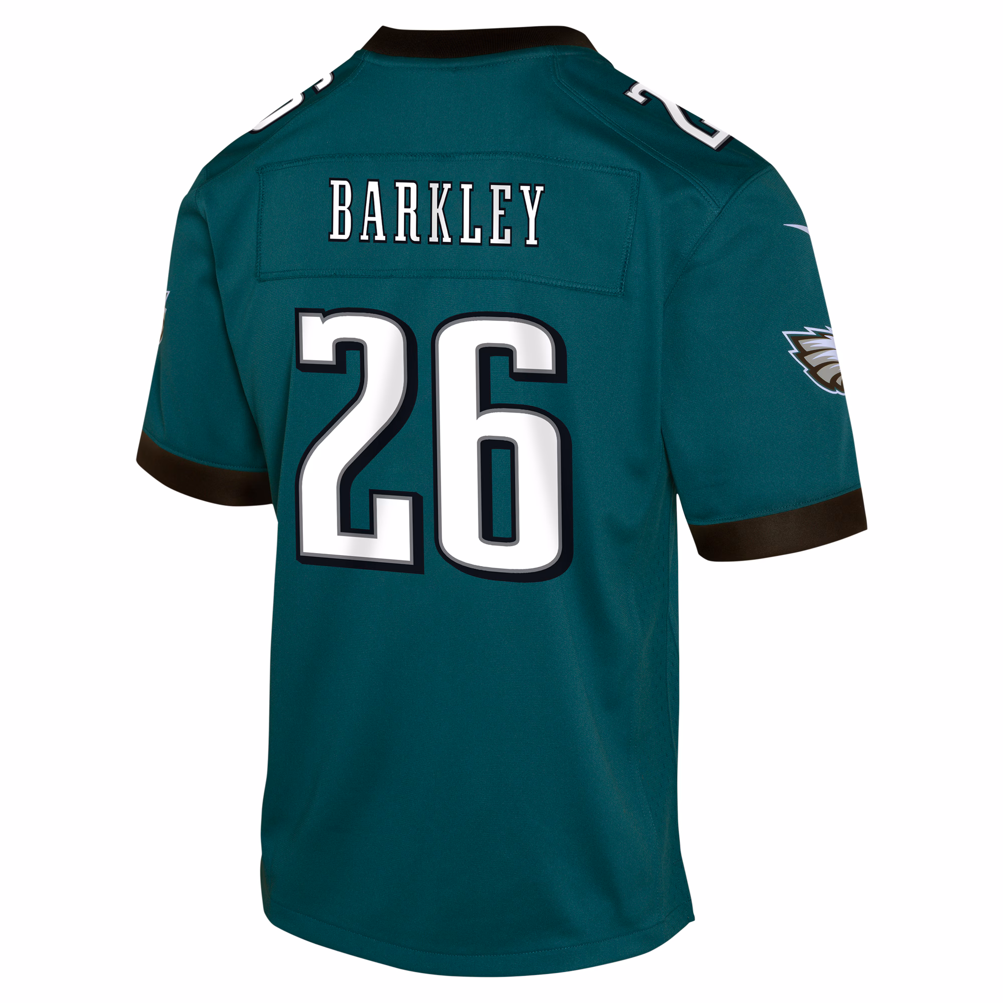 Saquon Barkley Philadelphia Eagles Youth Team Player Game Jersey - Midnight Green