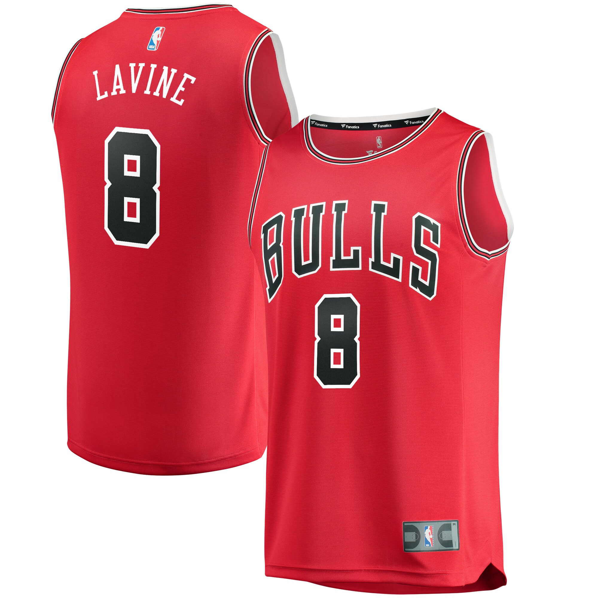 Zach LaVine Chicago Bulls  Fast Break Replica Jersey Red - Icon Edition