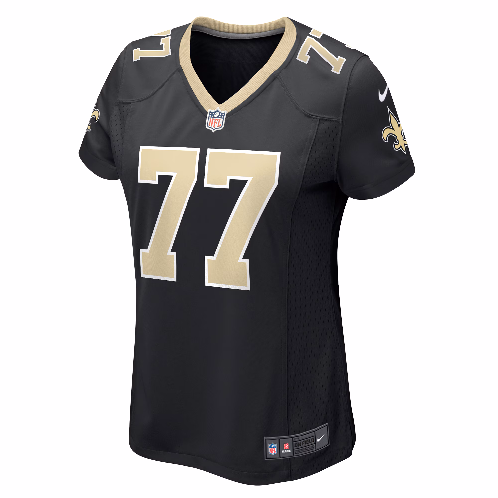 Cameron Erving New Orleans Saints Women's  Game Jersey -  Black