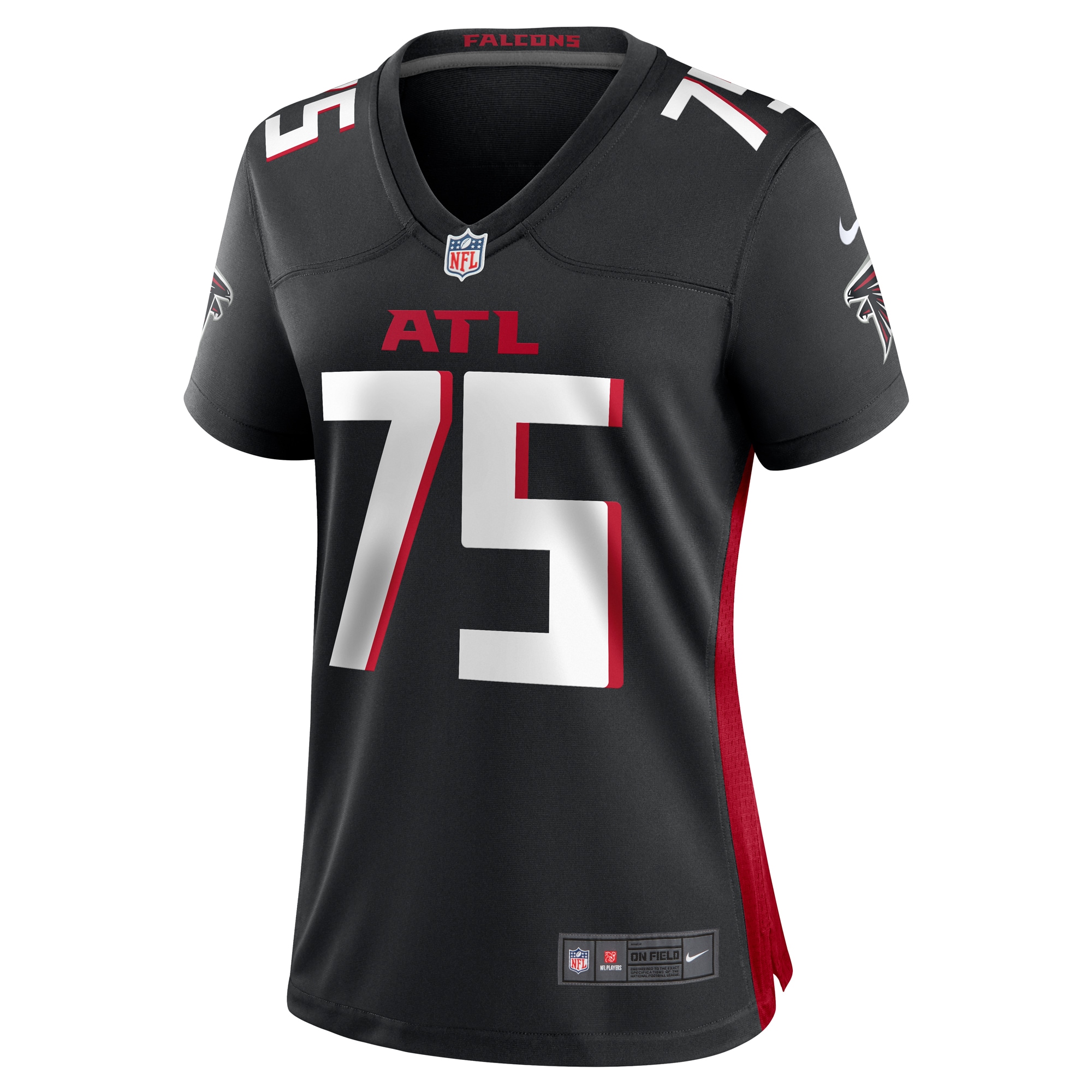 Eli Ankou Atlanta Falcons Women's  Game Jersey -  Black