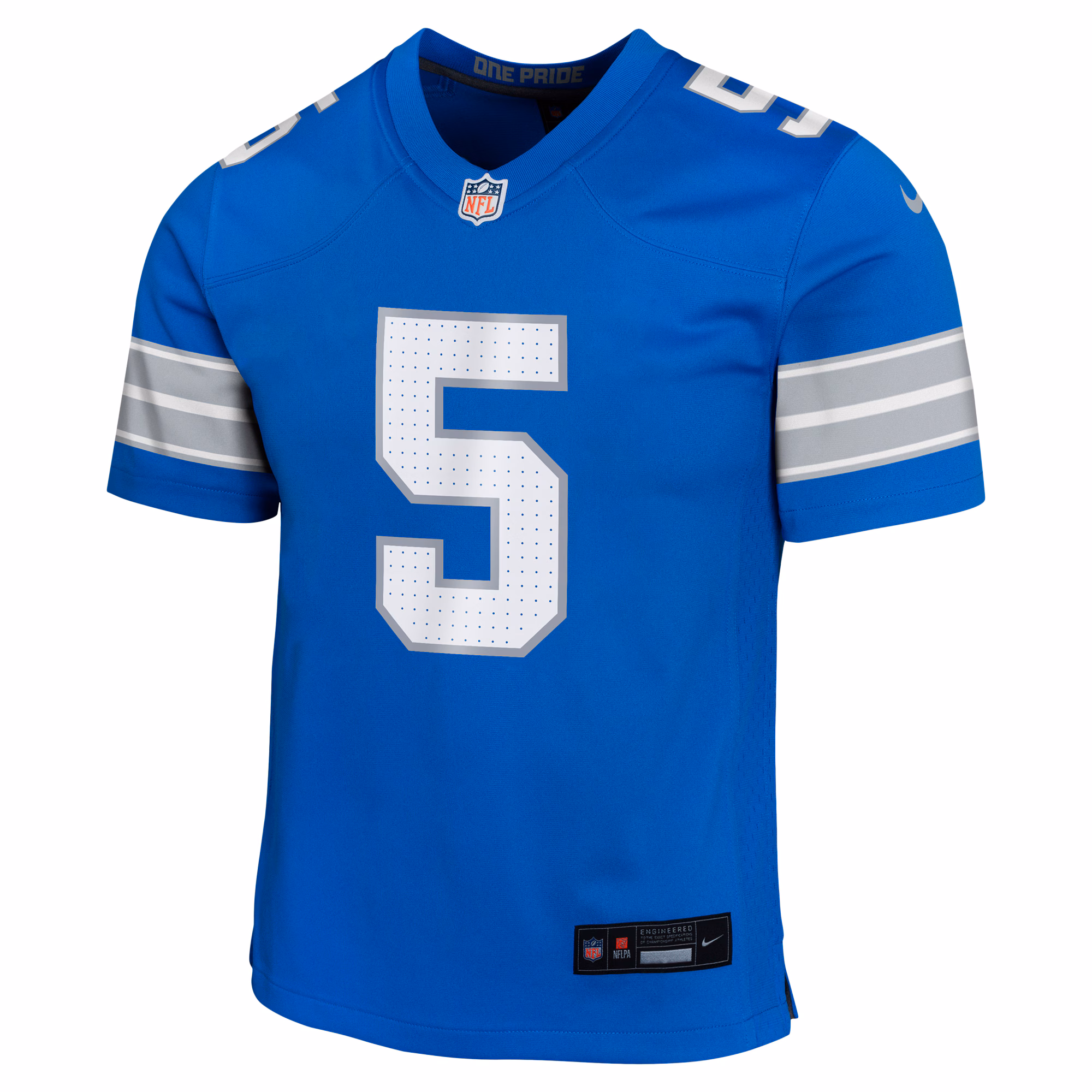 David Montgomery Detroit Lions Youth Alternate Player Game Jersey - Black
