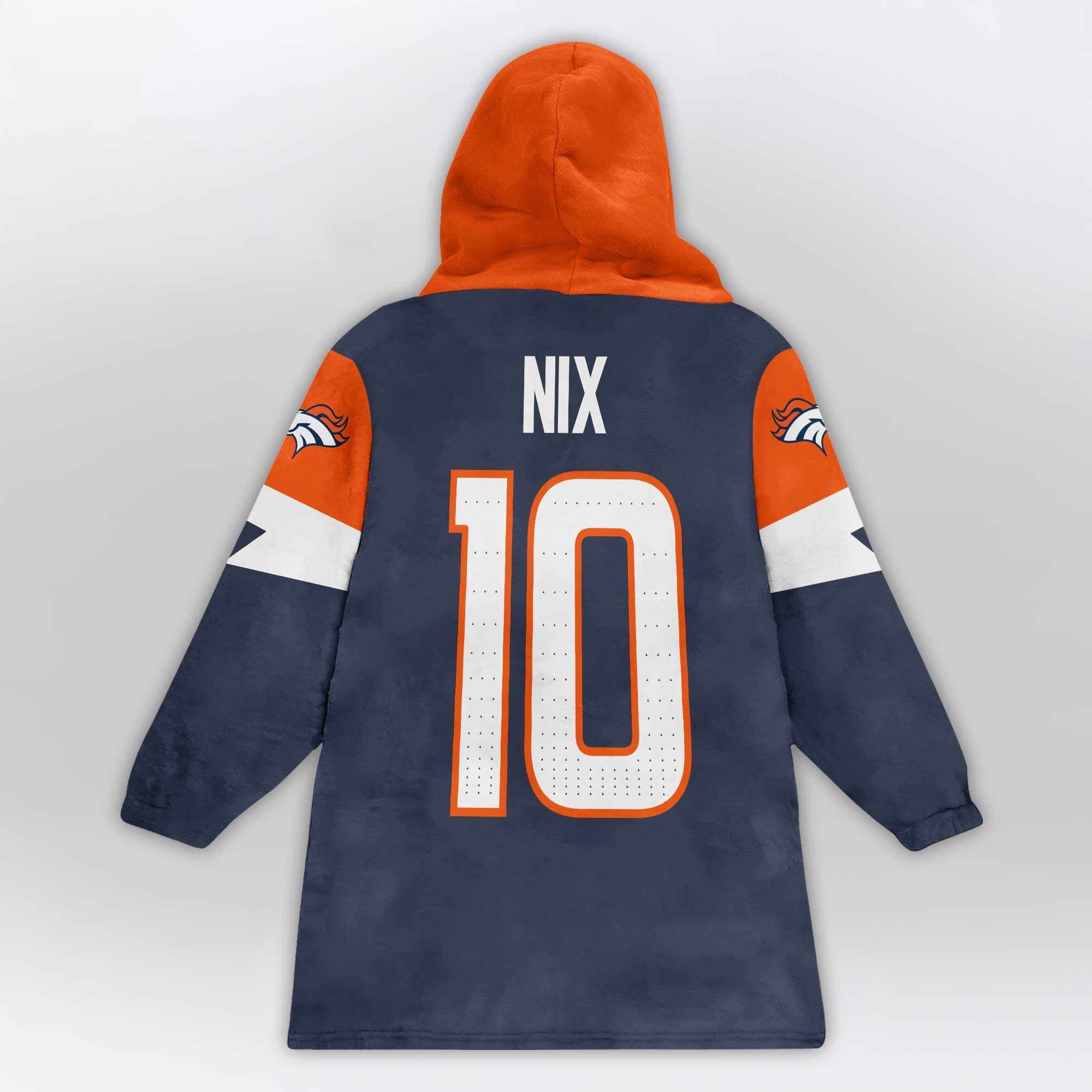 Kid B.N 10 Captain Denver Football Unisex Blanket Hoodie