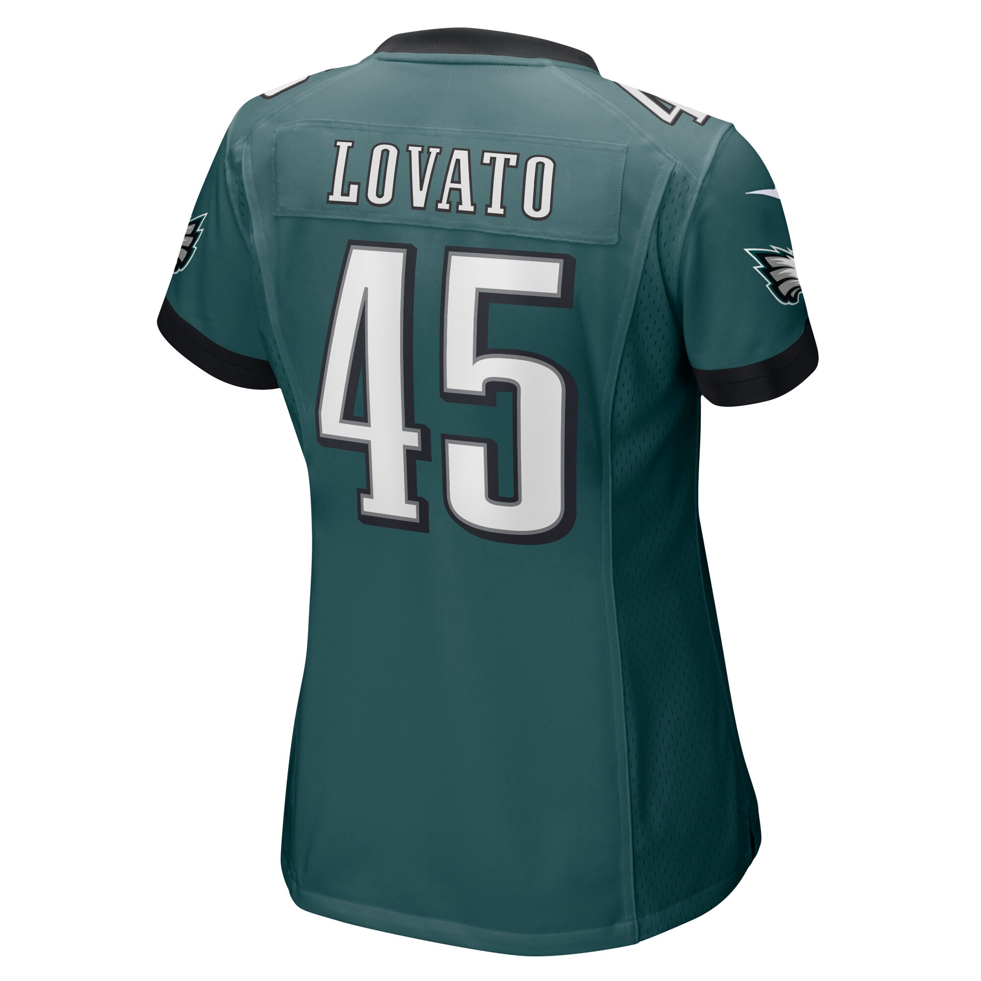Rick Lovato Philadelphia Eagles  Women's Game Jersey - Midnight Green