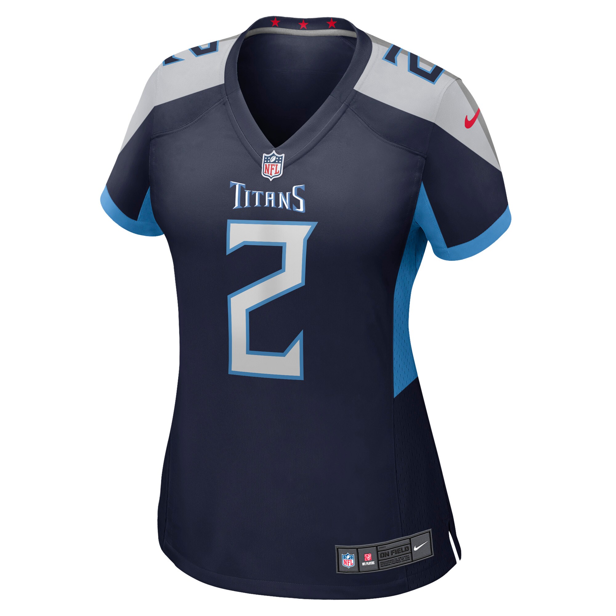 Julio Jones Tennessee Titans  Women's Game Jersey - Navy