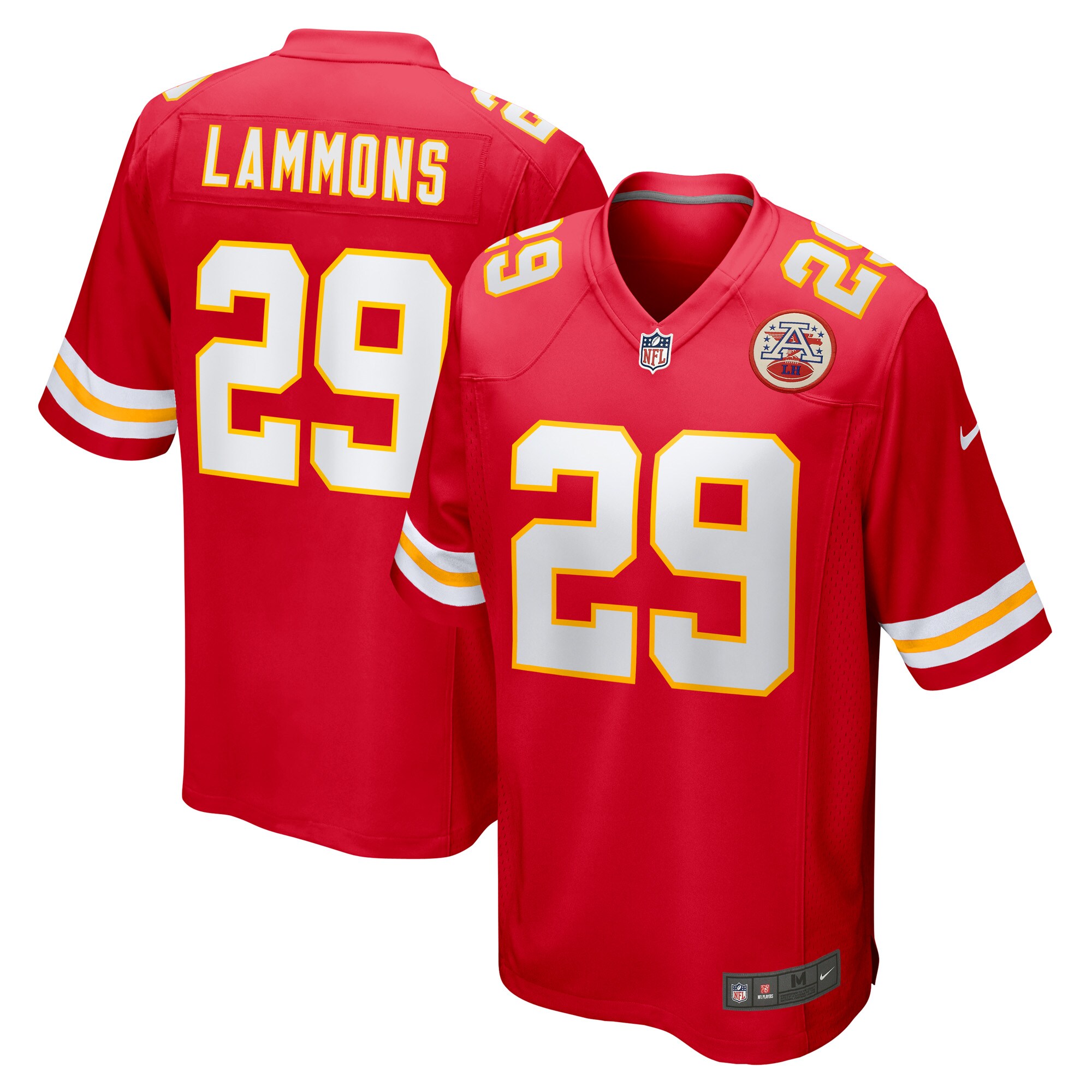 Chris Lammons Kansas City Chiefs  Team Game Player Jersey - Red