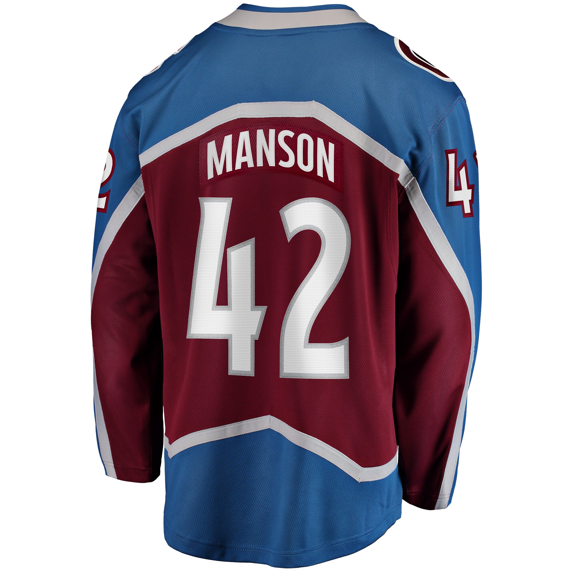 Josh Manson Colorado Avalanche Home Breakaway Player Jersey - Burgundy