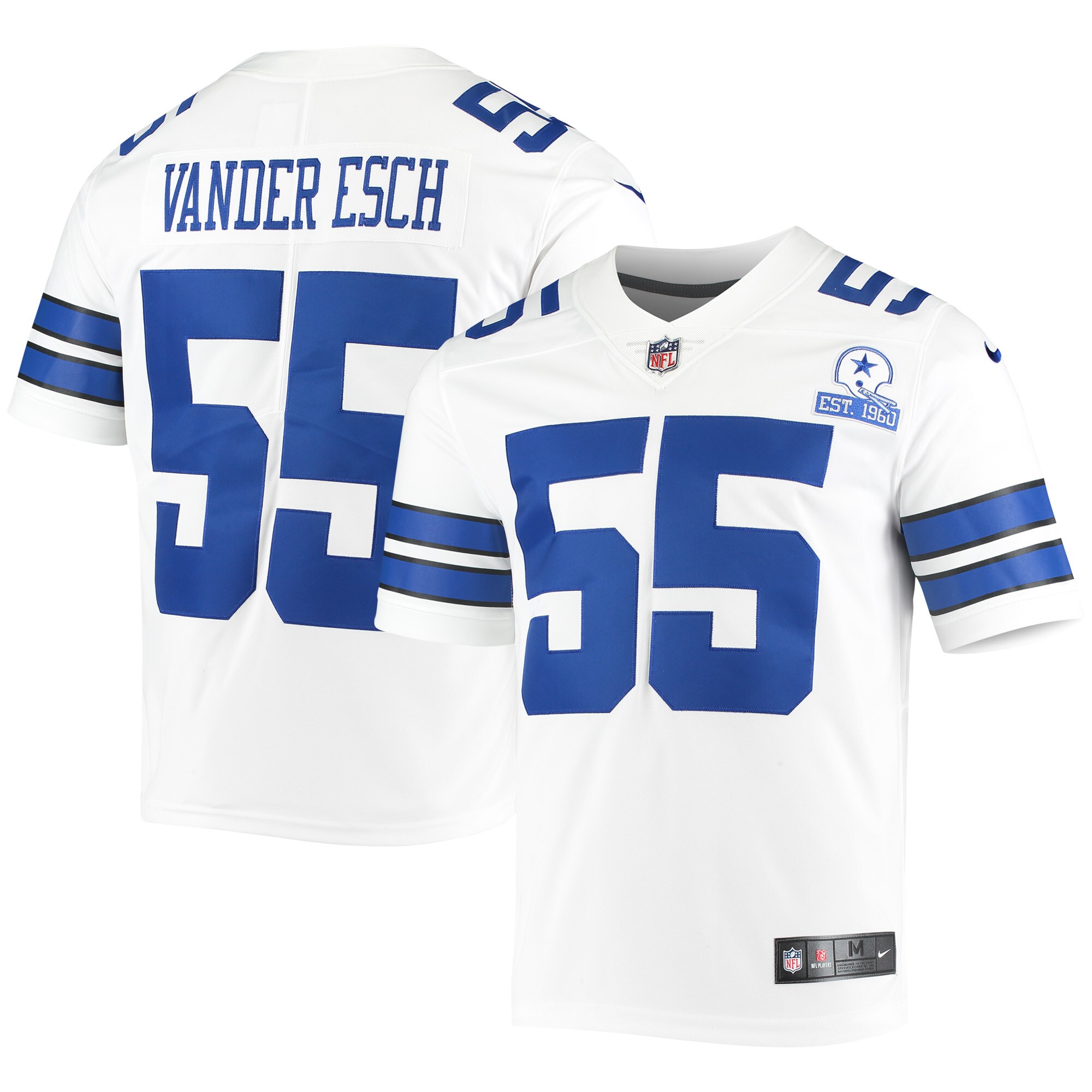 Leighton Vander Esch Dallas Cowboys  60th Anniversary Limited Jersey - White