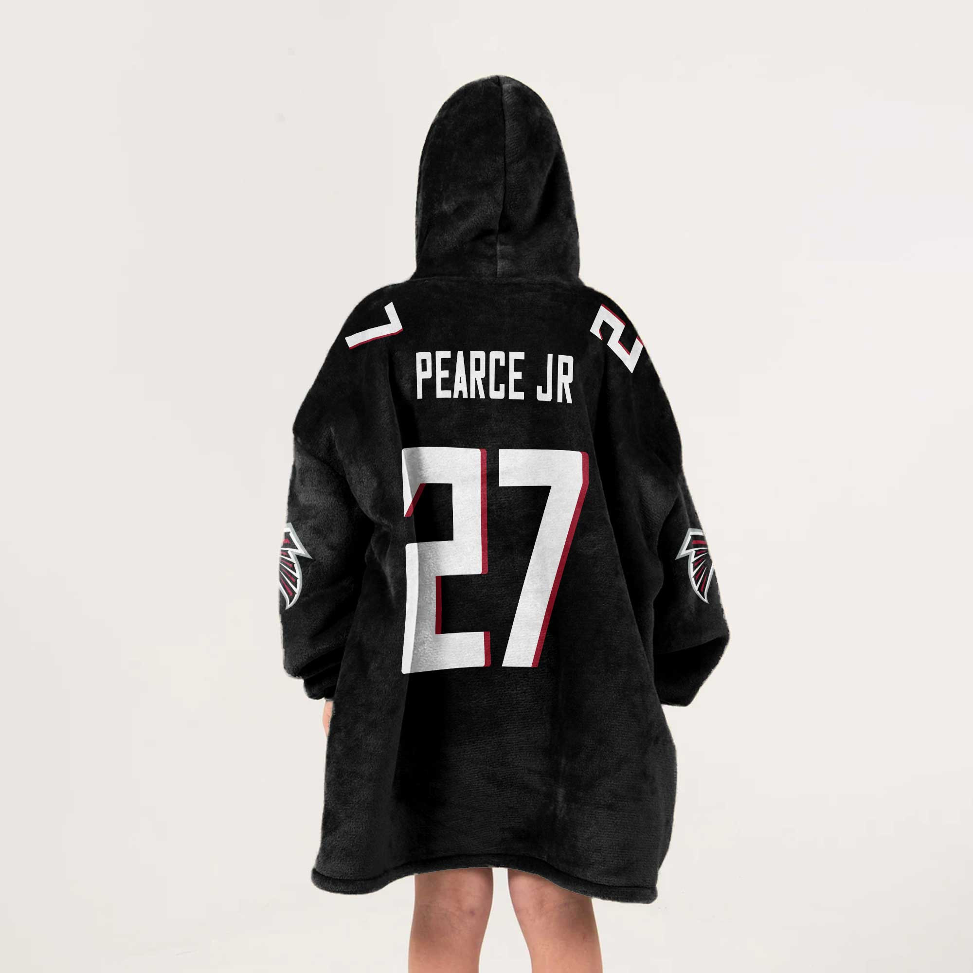 Kid 27 Atlanta Football Unisex Blanket Hoodie
