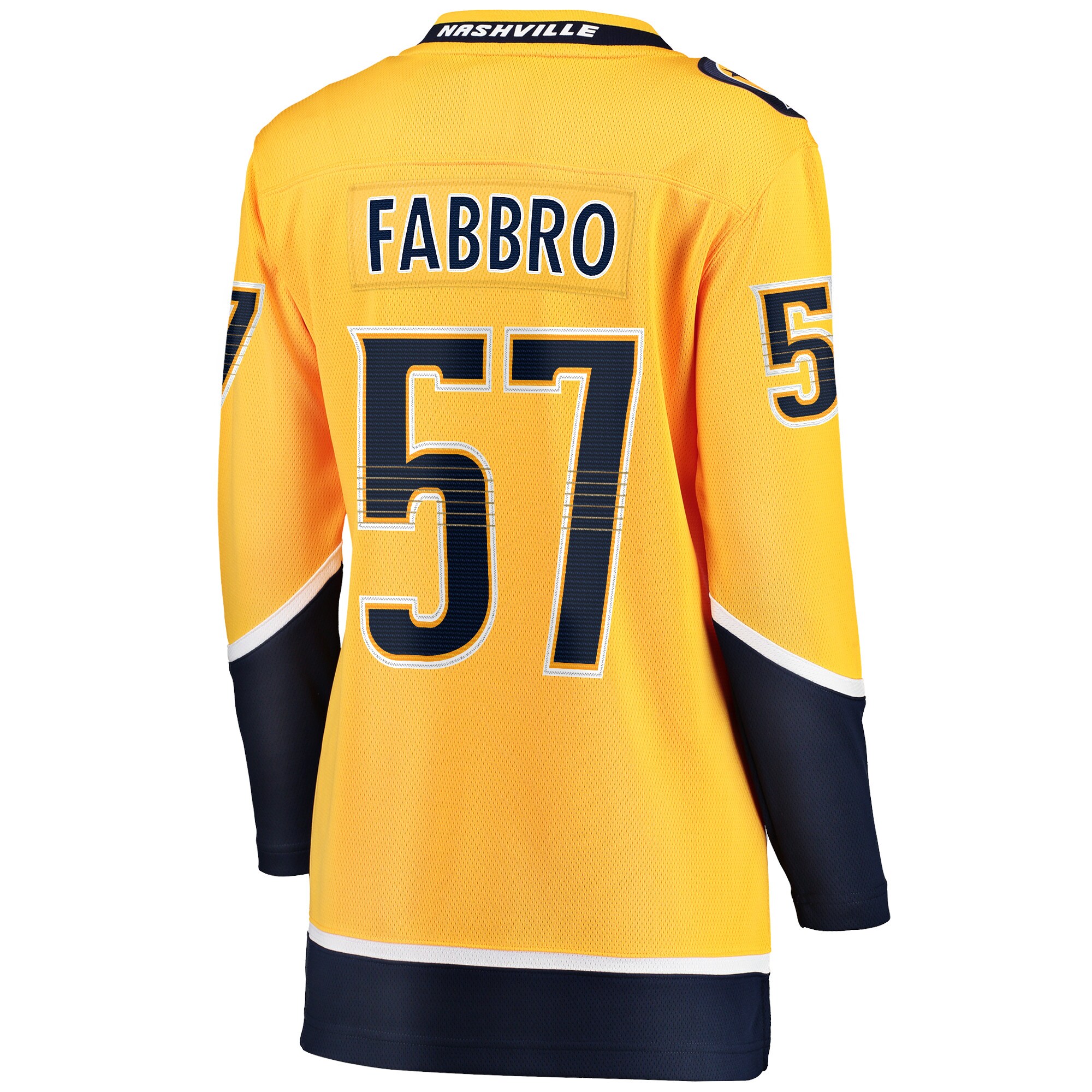 Dante Fabbro Nashville Predators Women's Home Breakaway Player Jersey - Gold