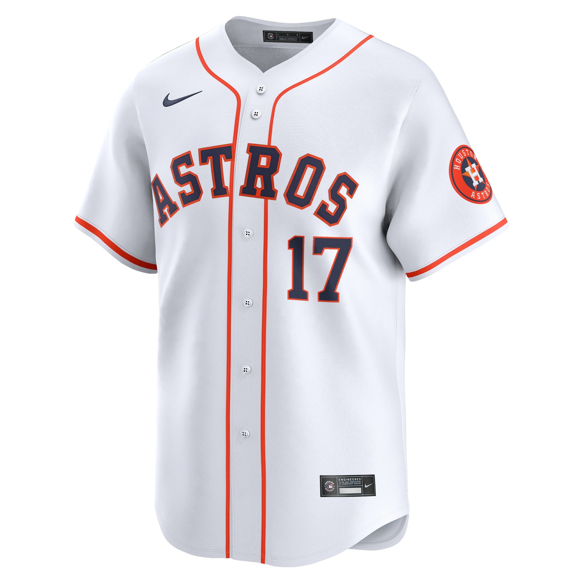 Men's Houston Astros Victor Caratini  White Home Limited Player Jersey