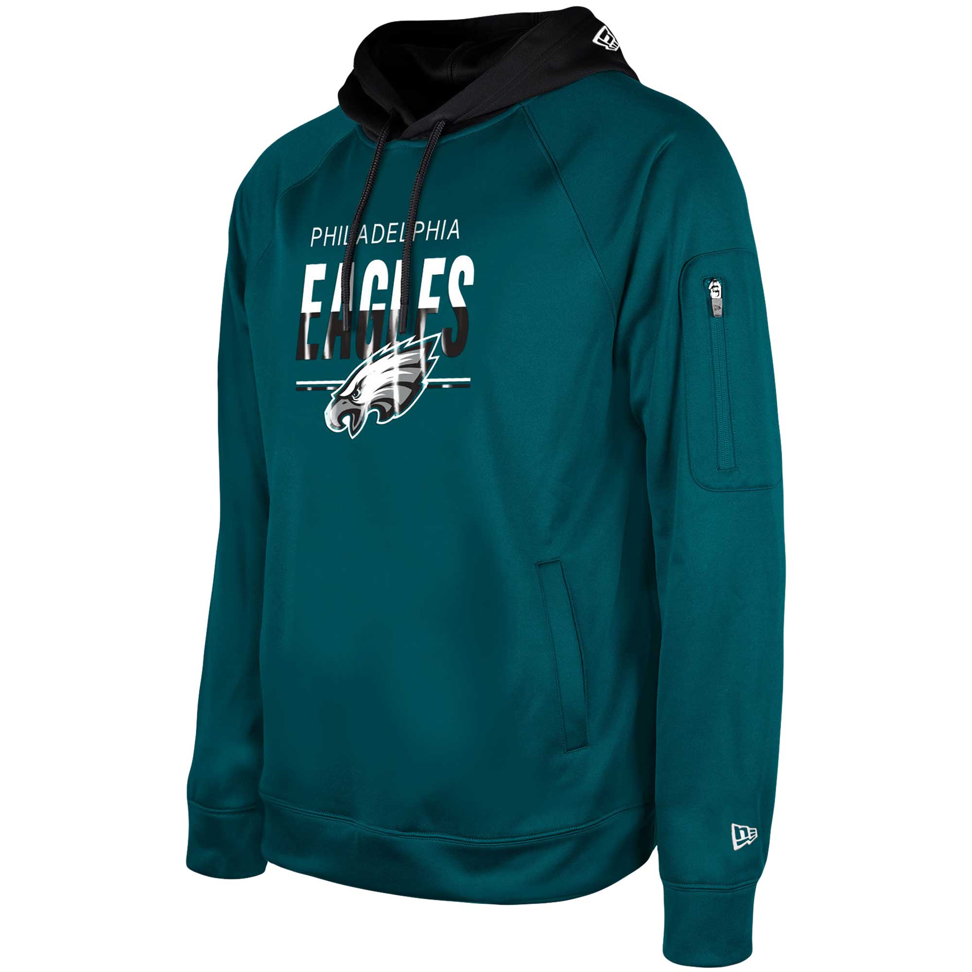 Philadelphia Eagles  2023  Training Camp Raglan Pullover Hoodie - Midnight Green