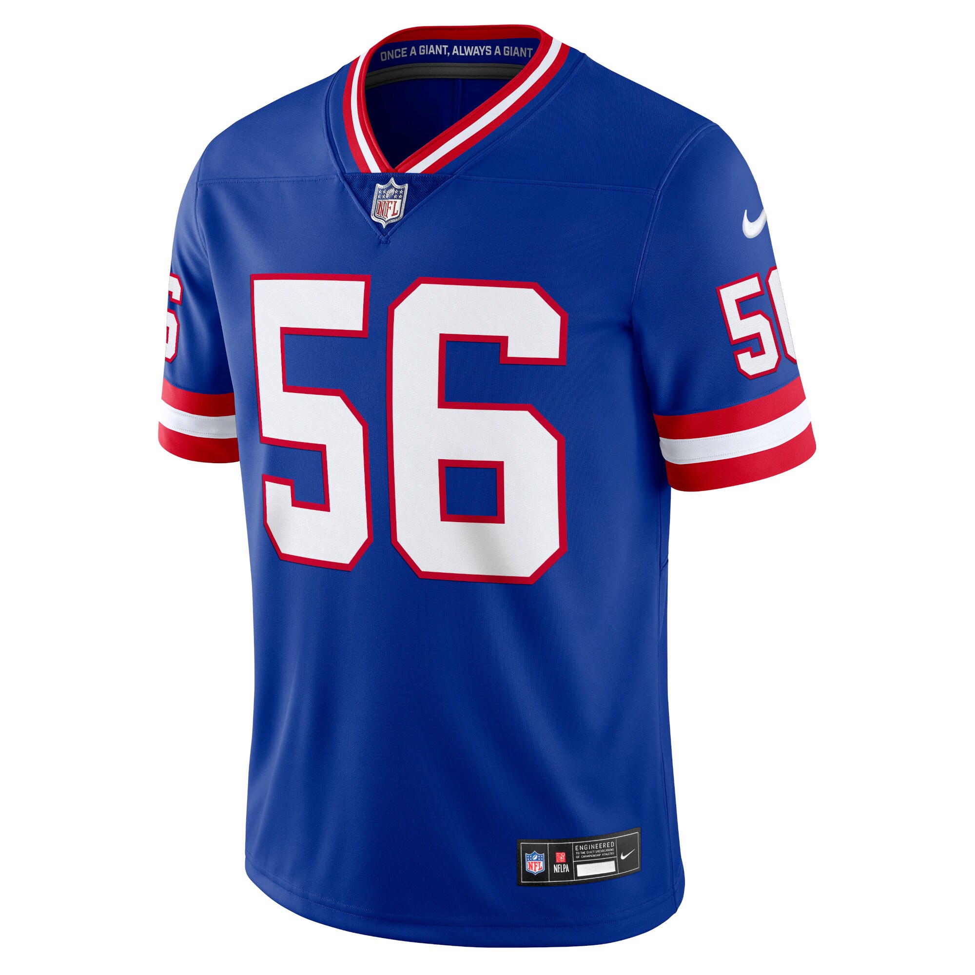Lawrence Taylor #56 New York Giants Alternate Vapor Untouchable Limited Jersey - Royal