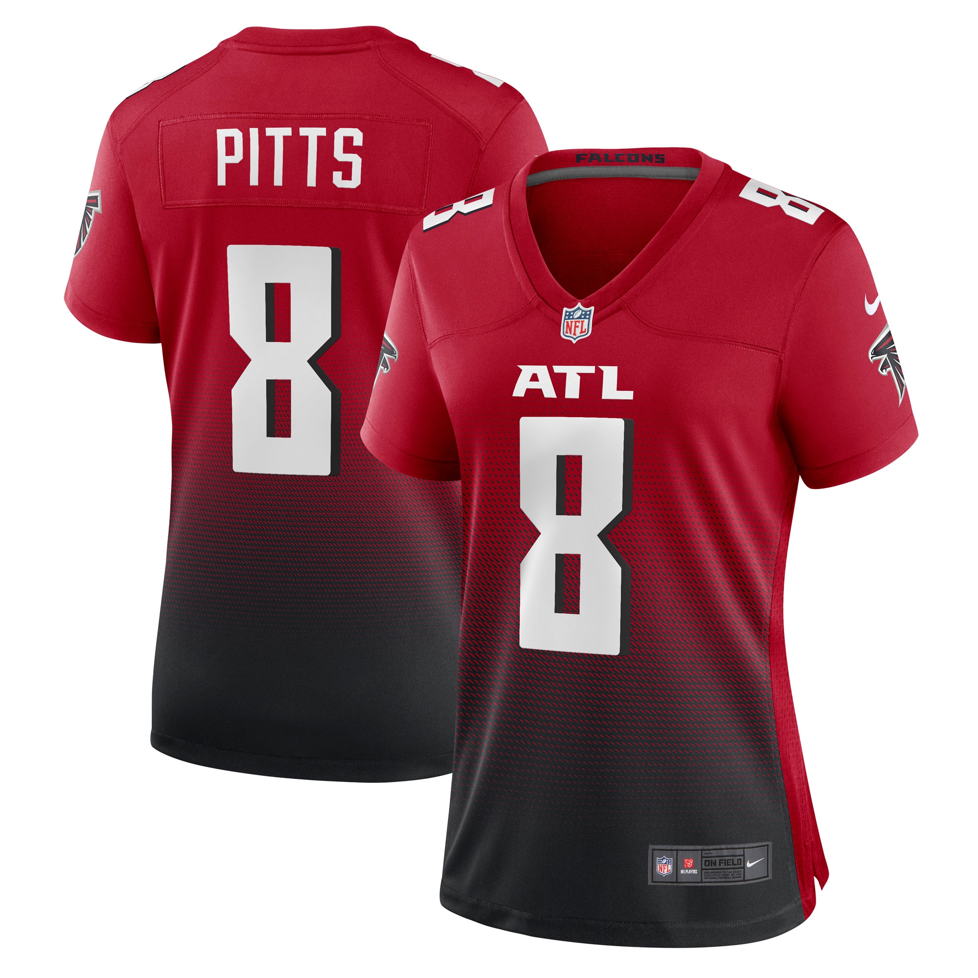 Kyle Pitts Atlanta Falcons Women's Alternate Game Jersey - Red