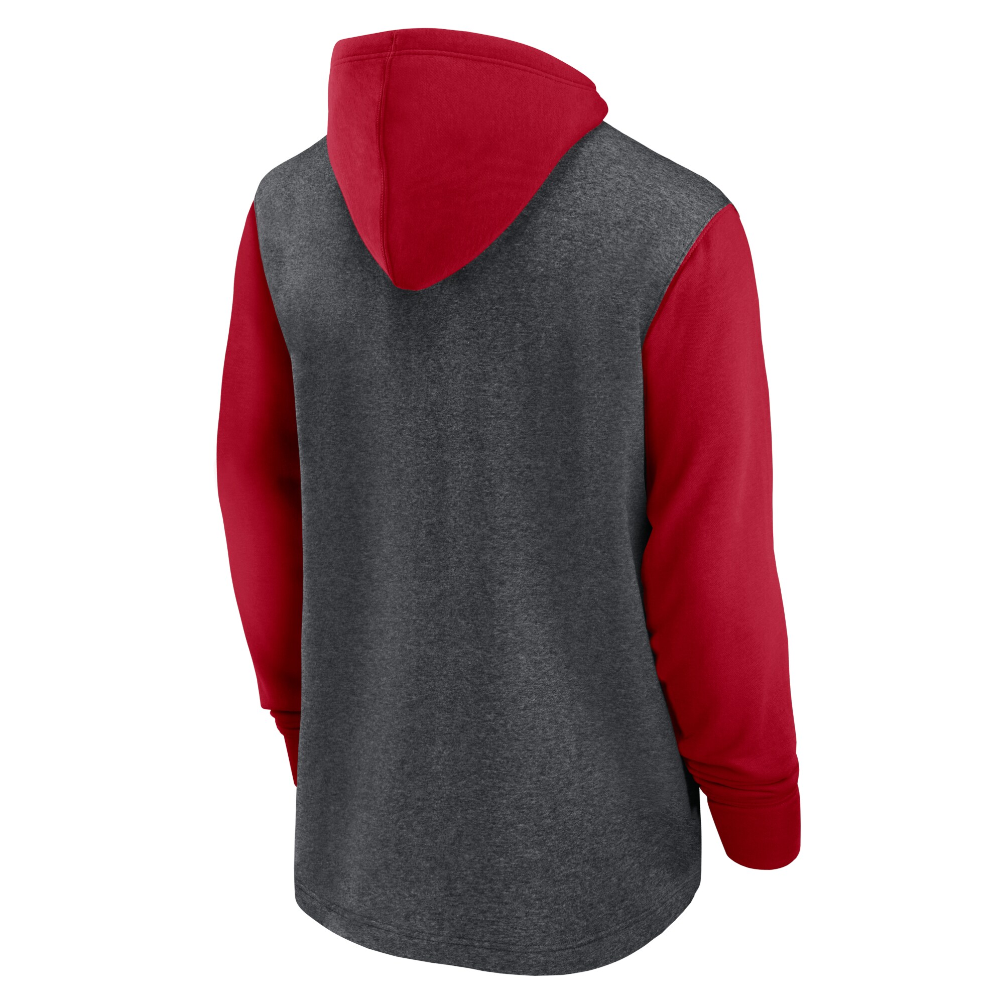 San Francisco 49ers 49ers Surrey Legacy Pullover Hoodie - Heathered Charcoal/Scarlet