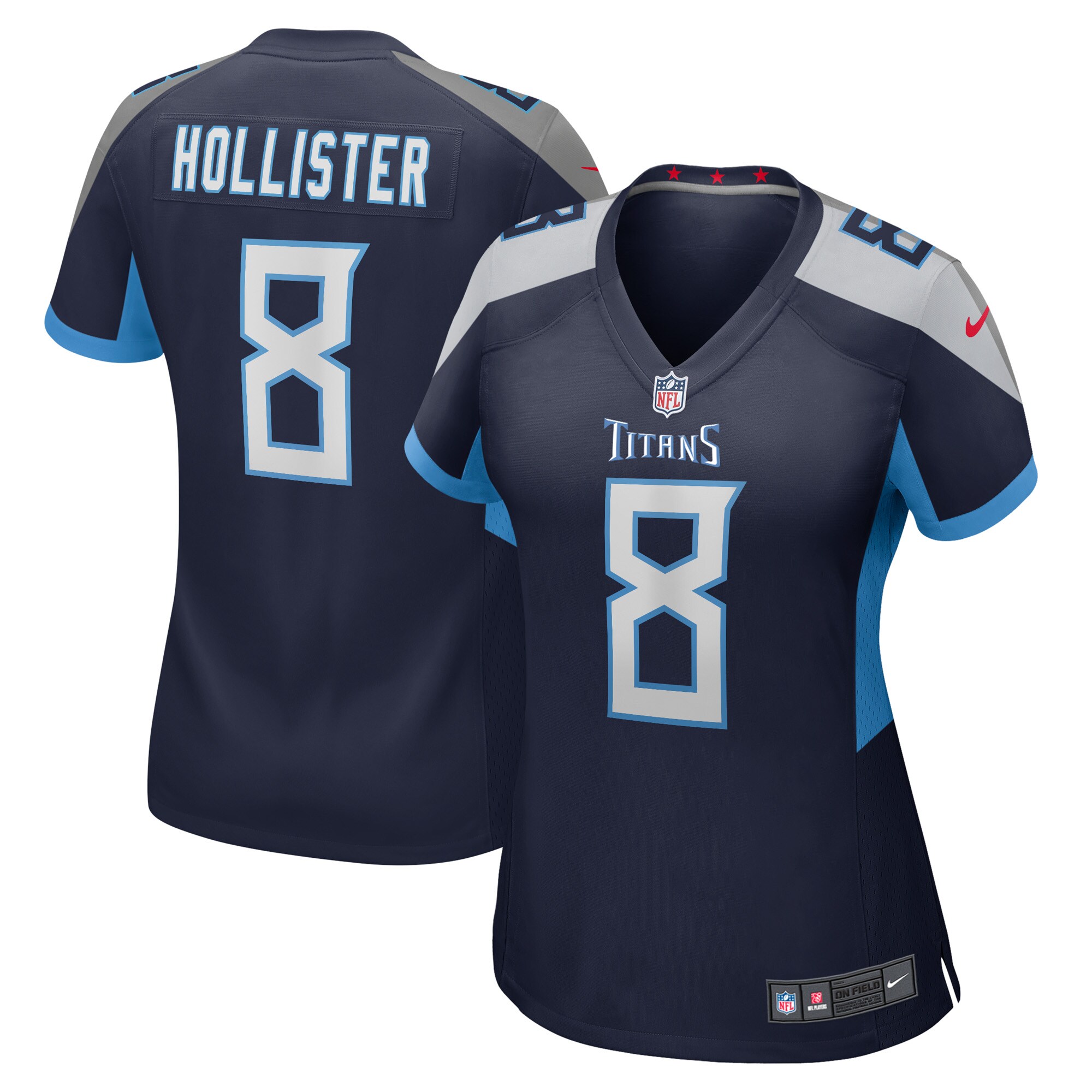 Cody Hollister Tennessee Titans  Women's Game Player Jersey - Navy